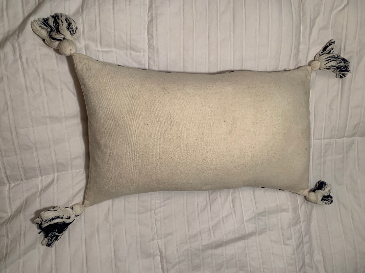 Bolster Pillow With Tassels