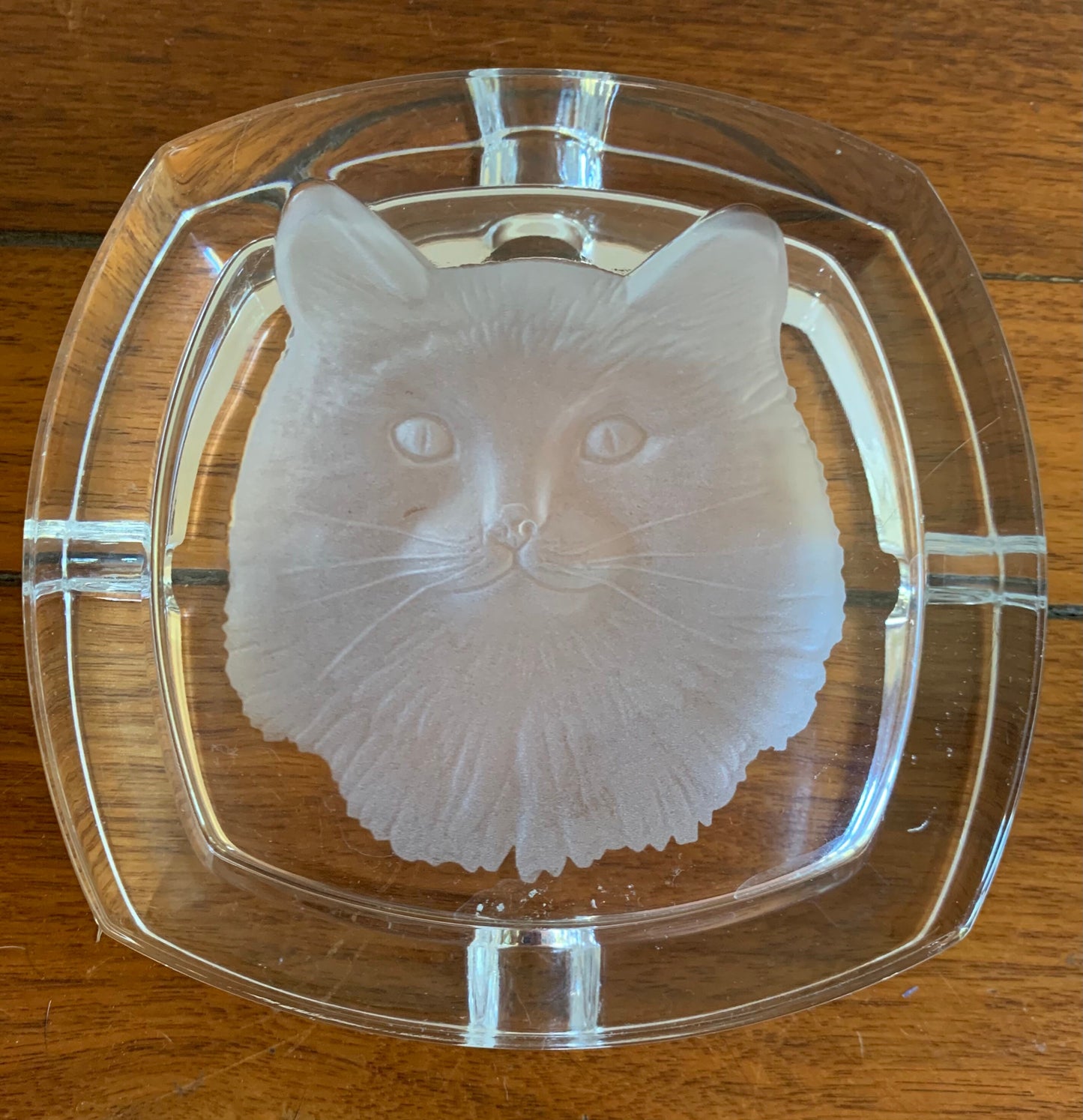 Vintage Crystal Ash Tray