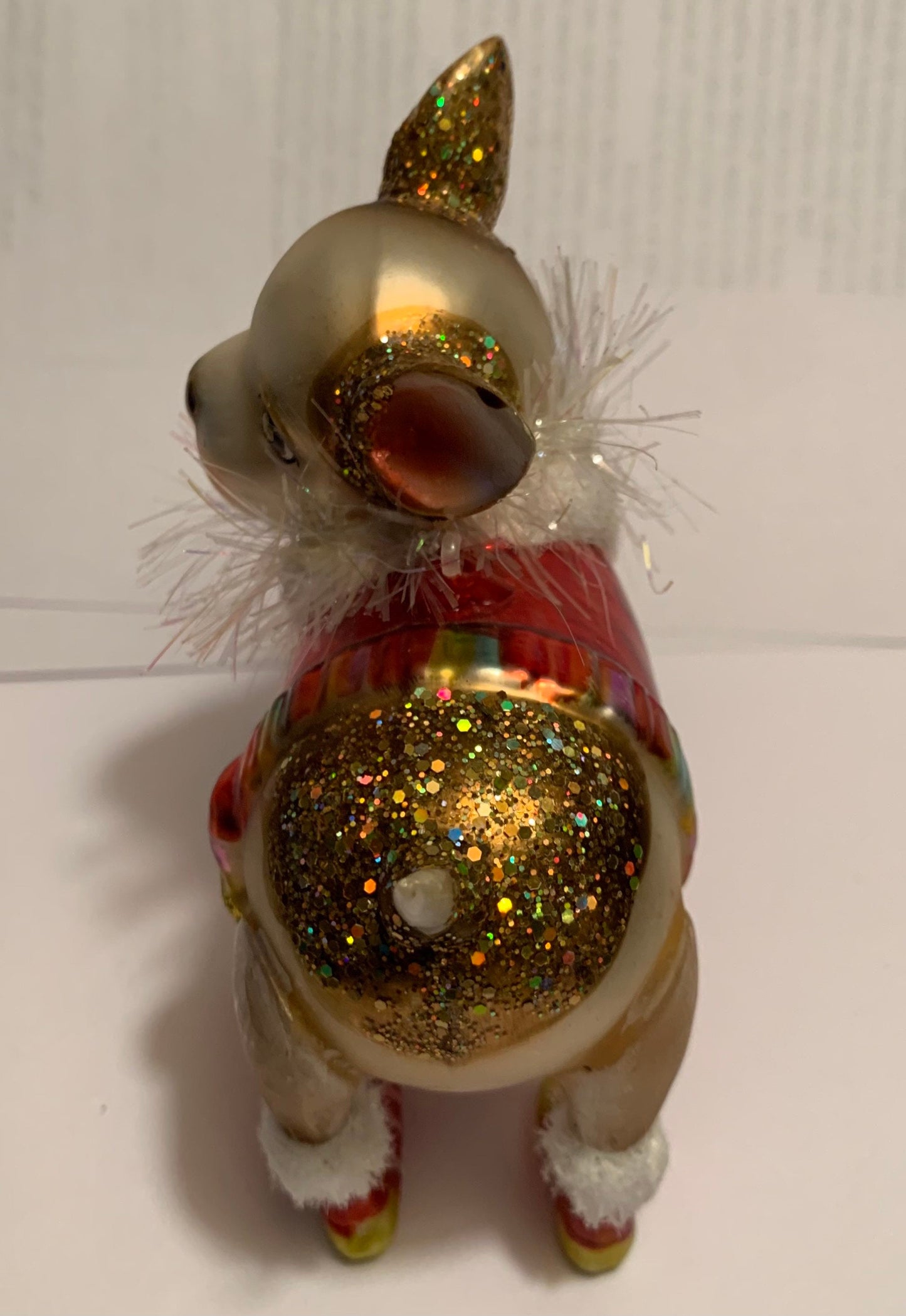 Vintage Ceramic Christmas Ornament