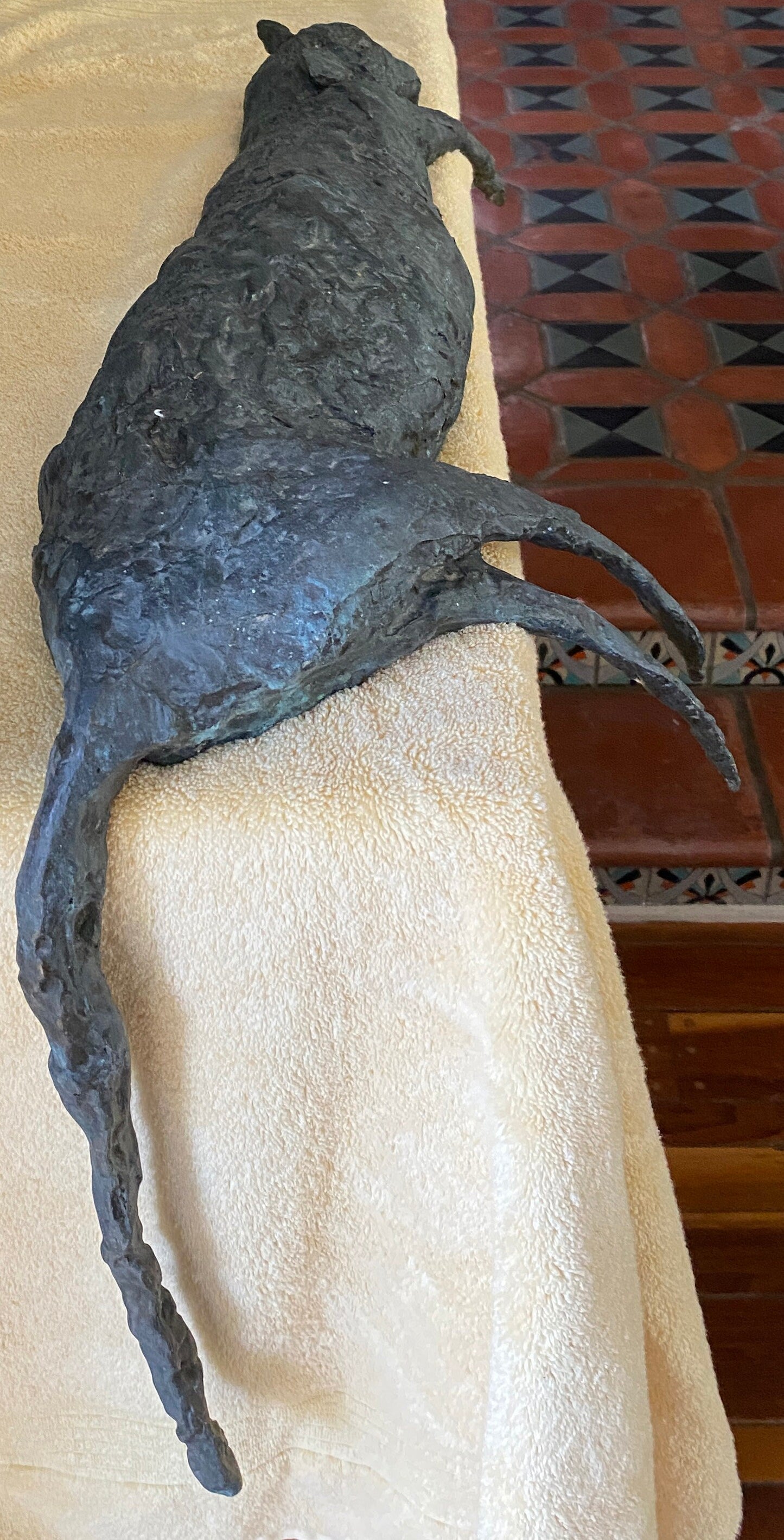 Yengibarian Bronze Cat Sculpture