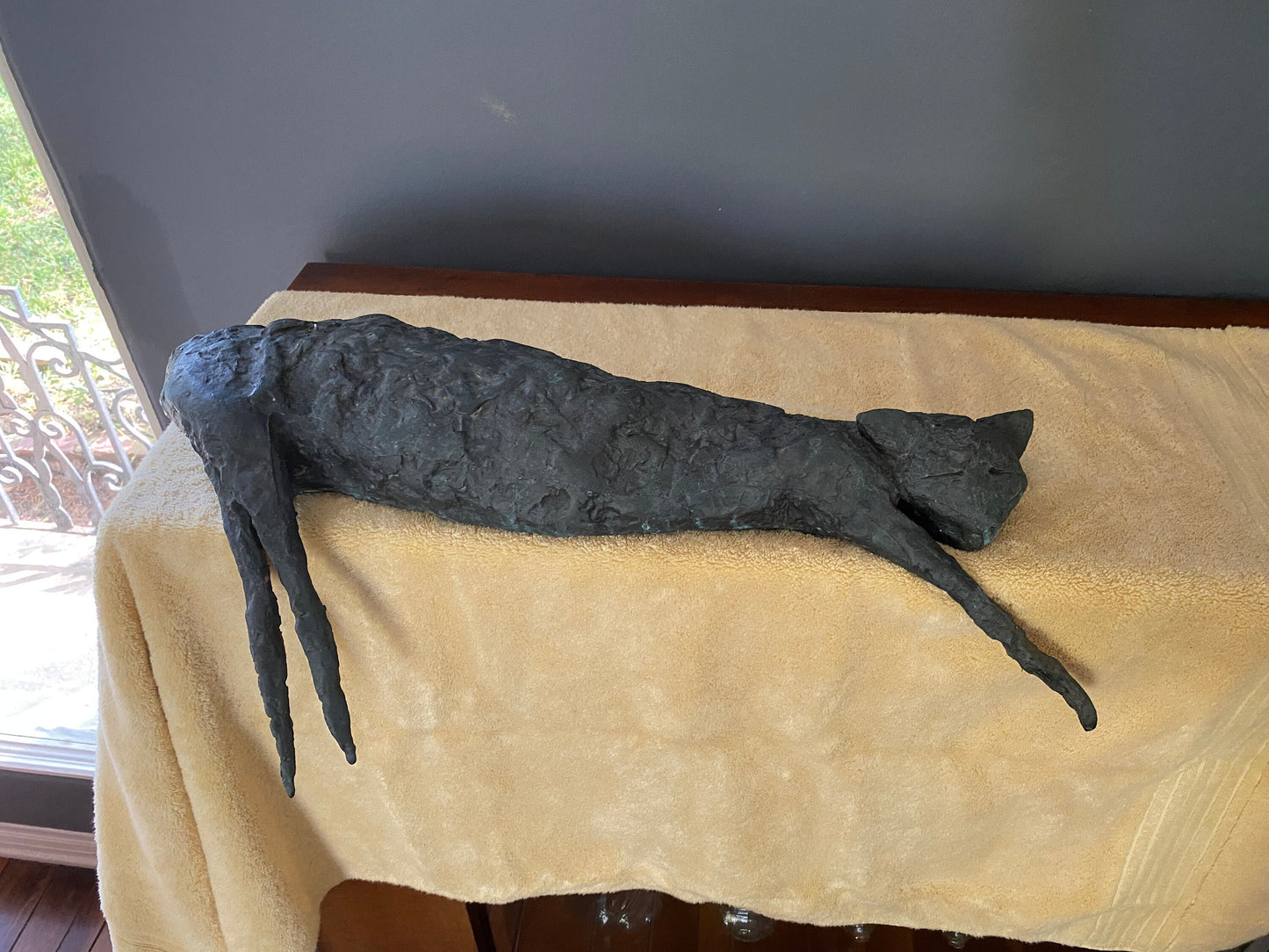 Yengibarian Bronze Cat Sculpture