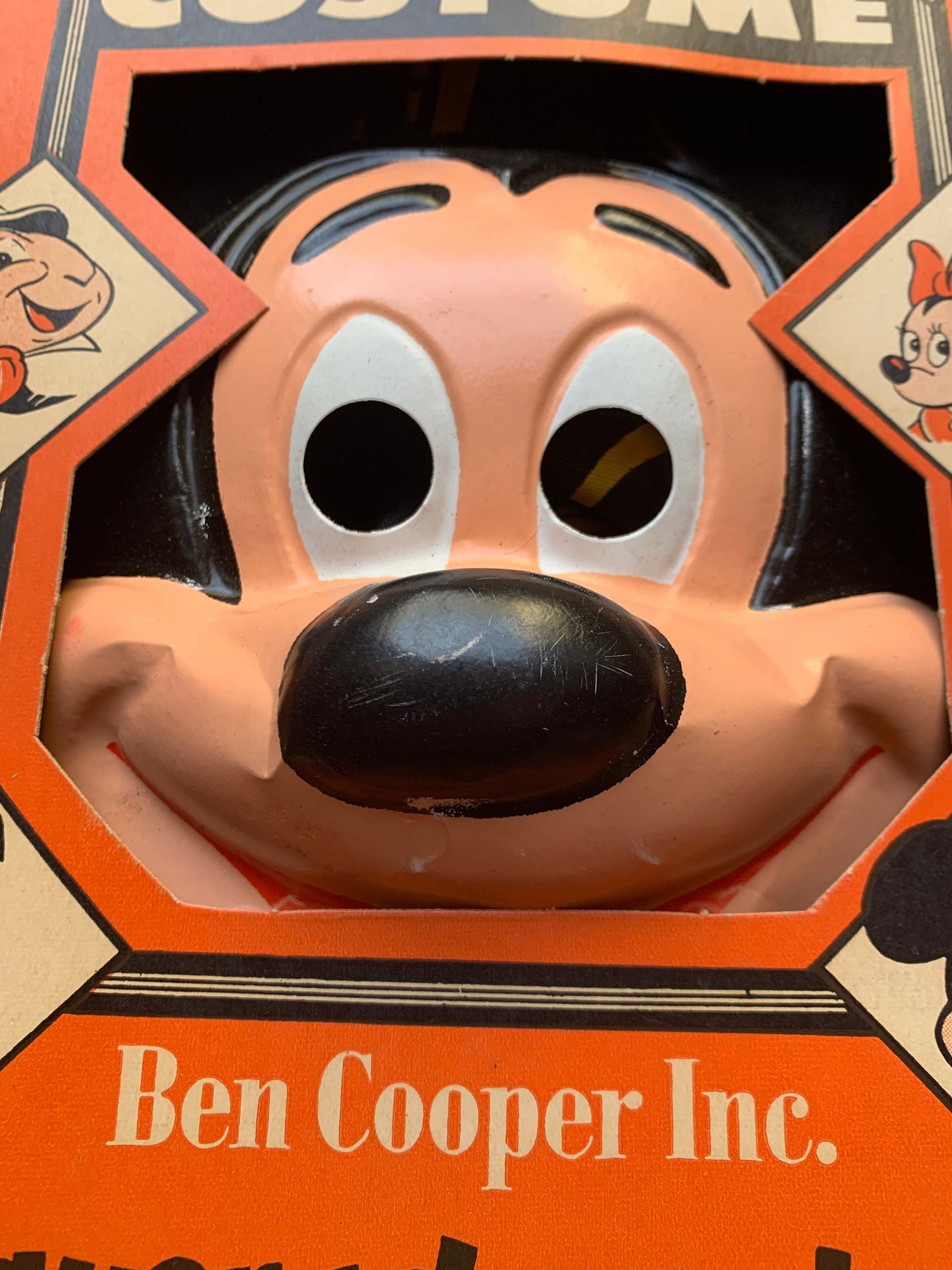 Vintage 1960s Mickey Mouse kids costume.