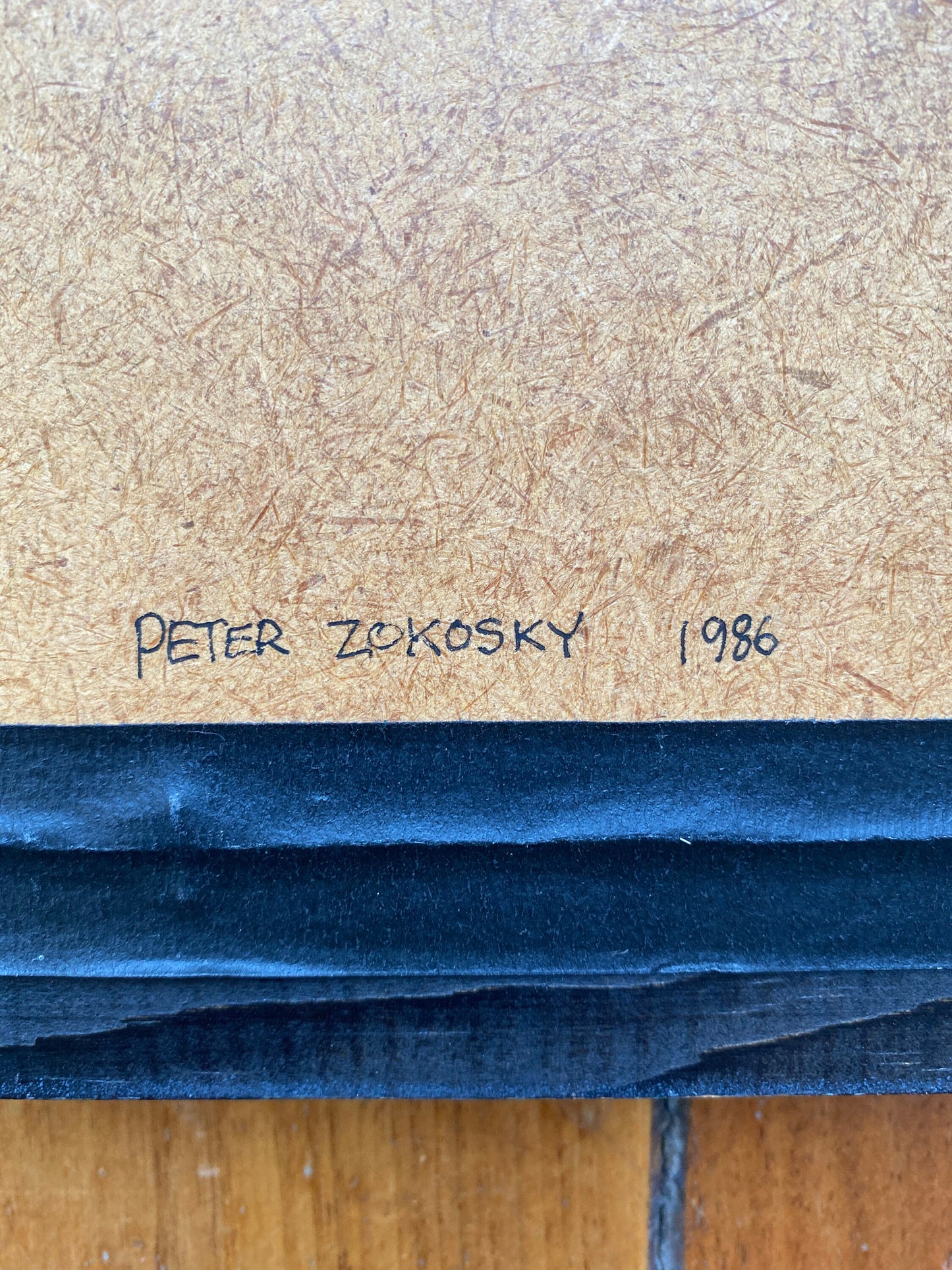 Oil on Masonite by Peter Zokoski