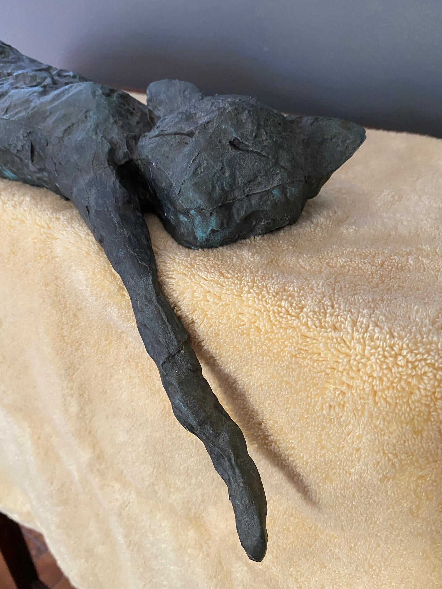 Yengibarian Bronze Cat Sculpture