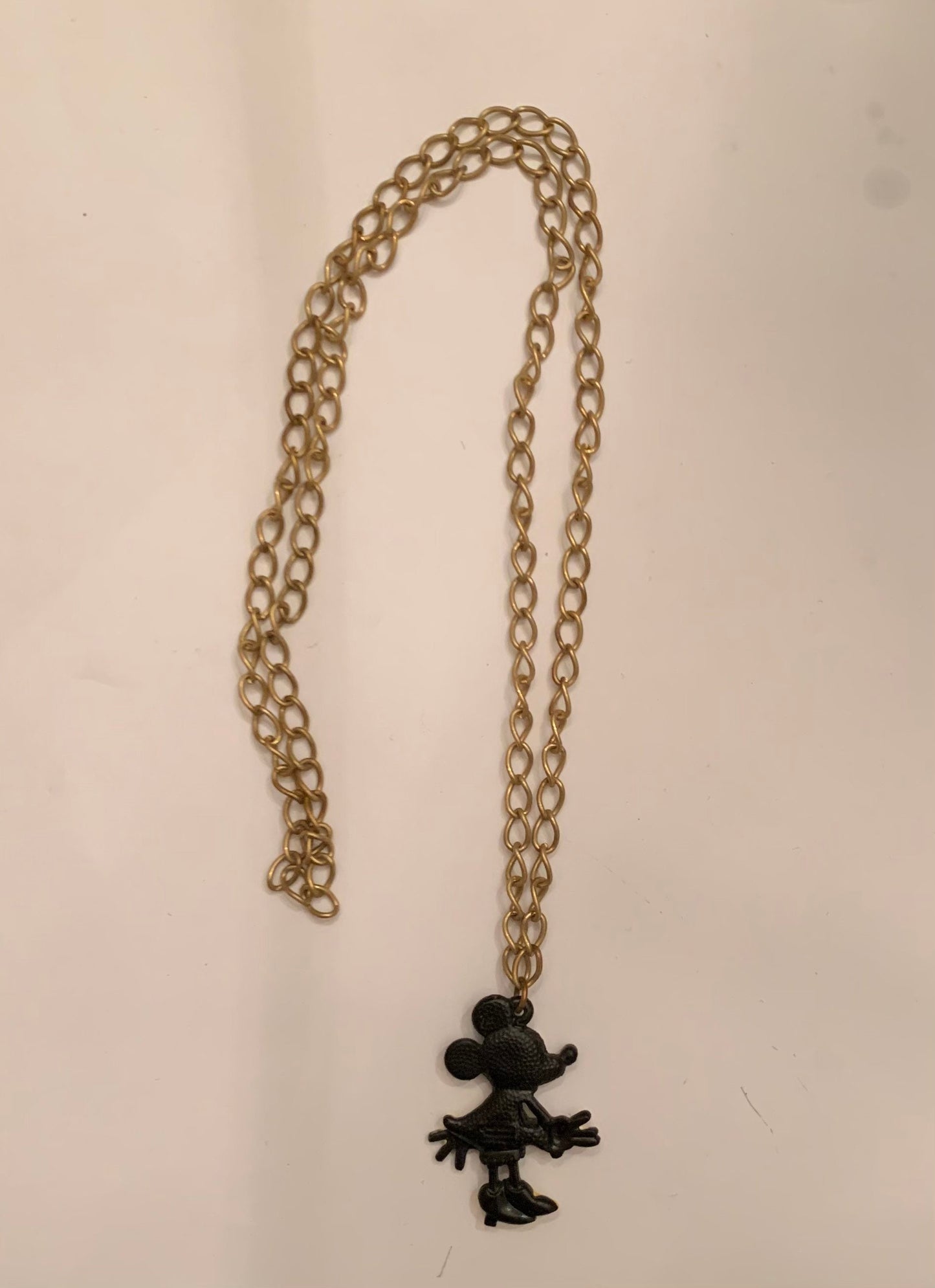 Vintage Minnie Mouse Metal Necklace