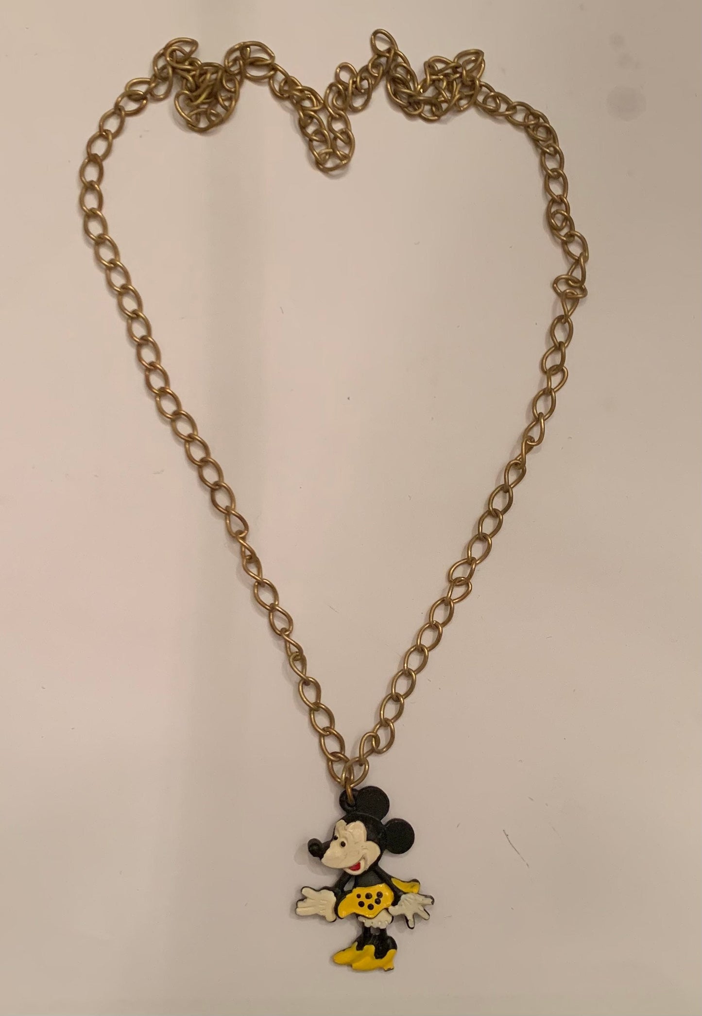 Vintage Minnie Mouse Metal Necklace