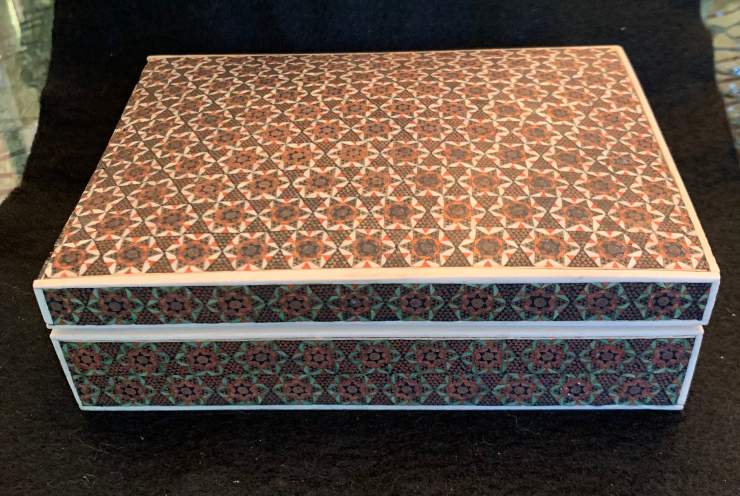 Vintage Bone and Wood Box
