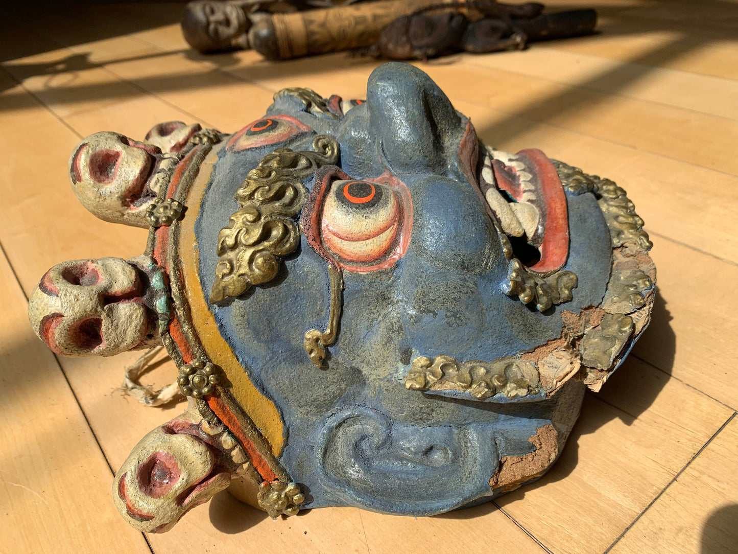 Vintage Tibetan Mahakala Mask