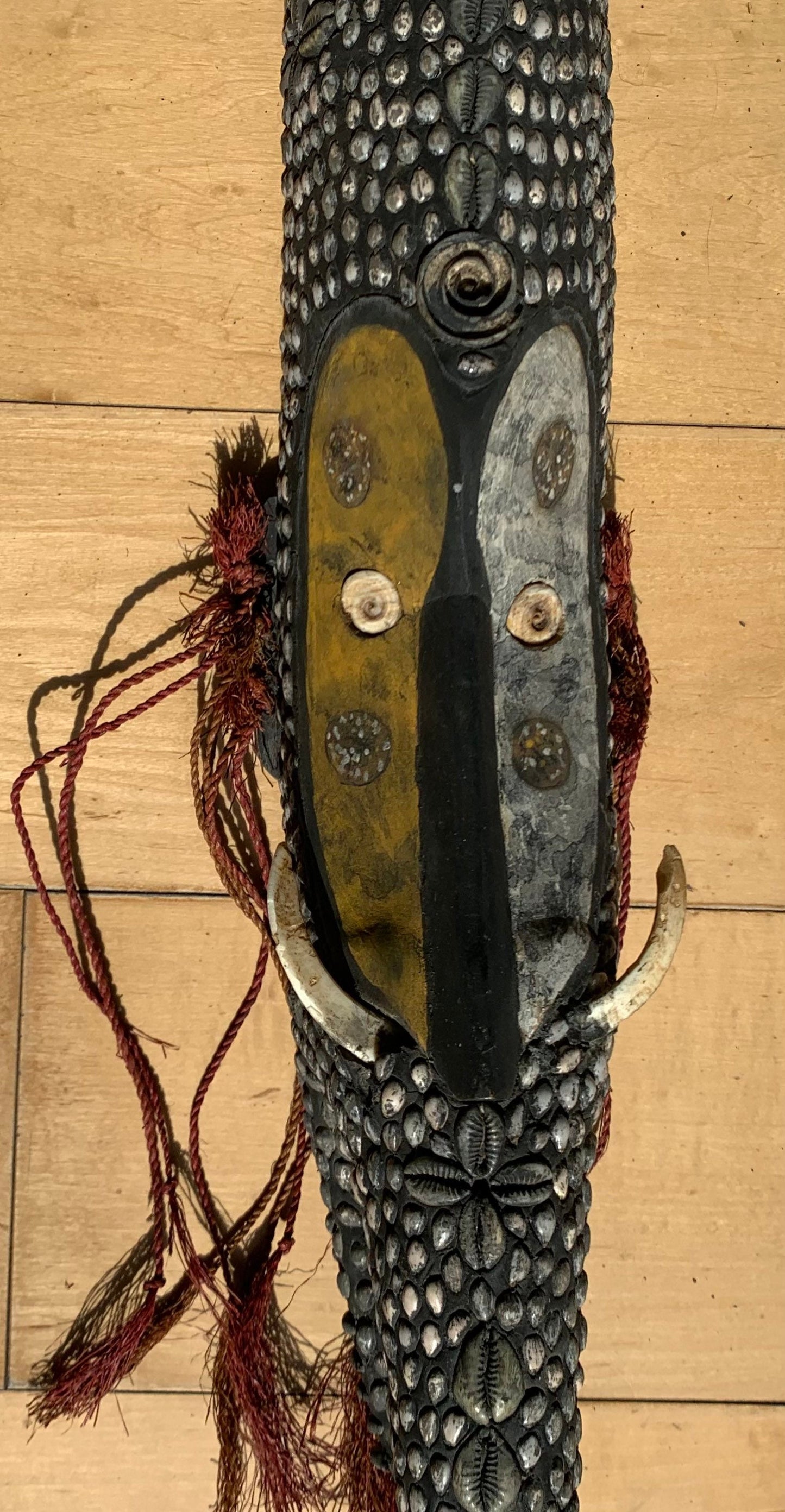 Wooden Middle Sepik River Mwai or Mei Mask