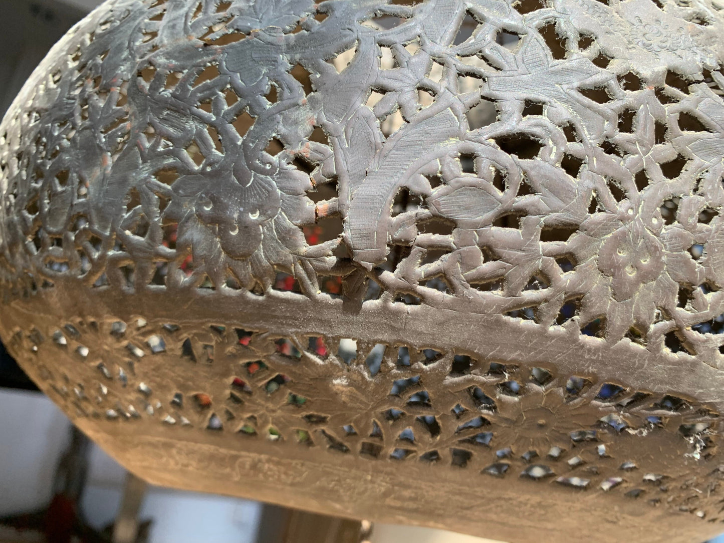 Vintage Brass Moroccan Lantern