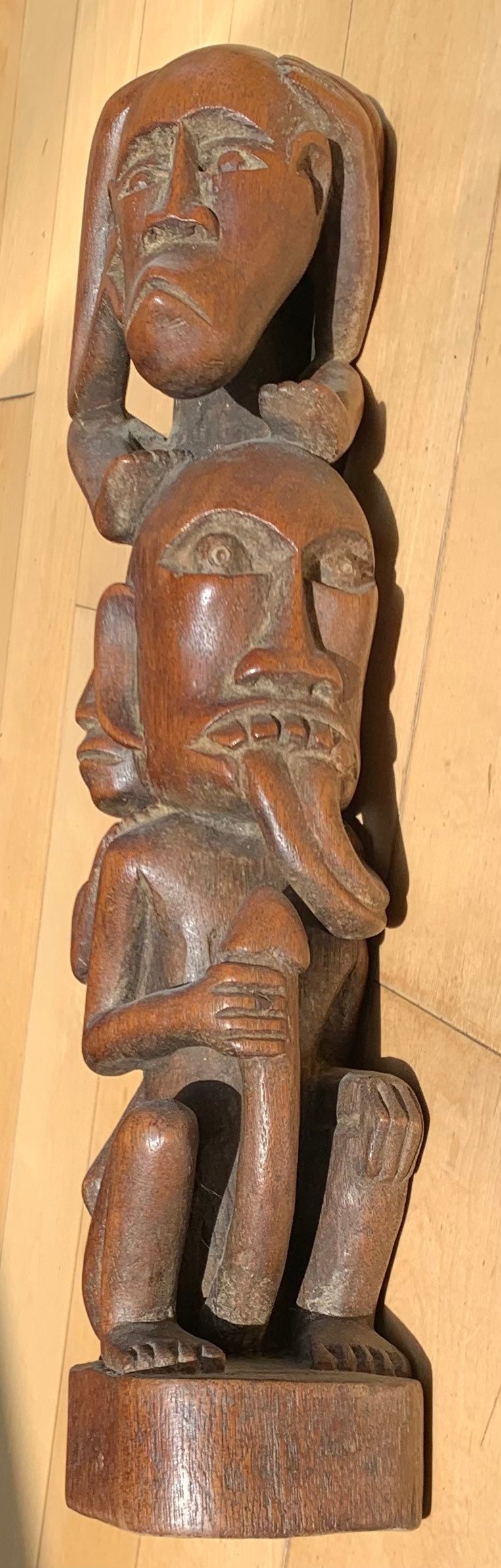 Leti Island Ancestral Wood Statue
