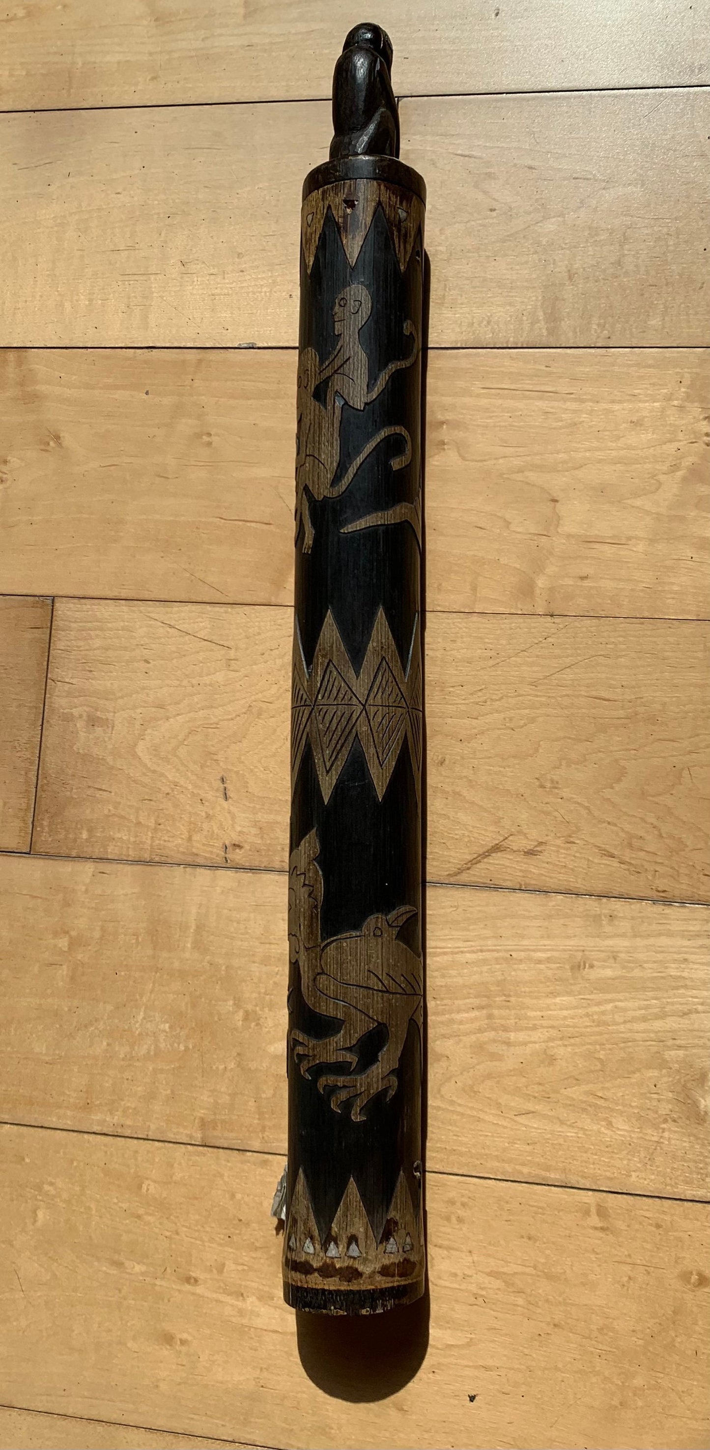 Dayak (Borneo) Container With Wood Stopper