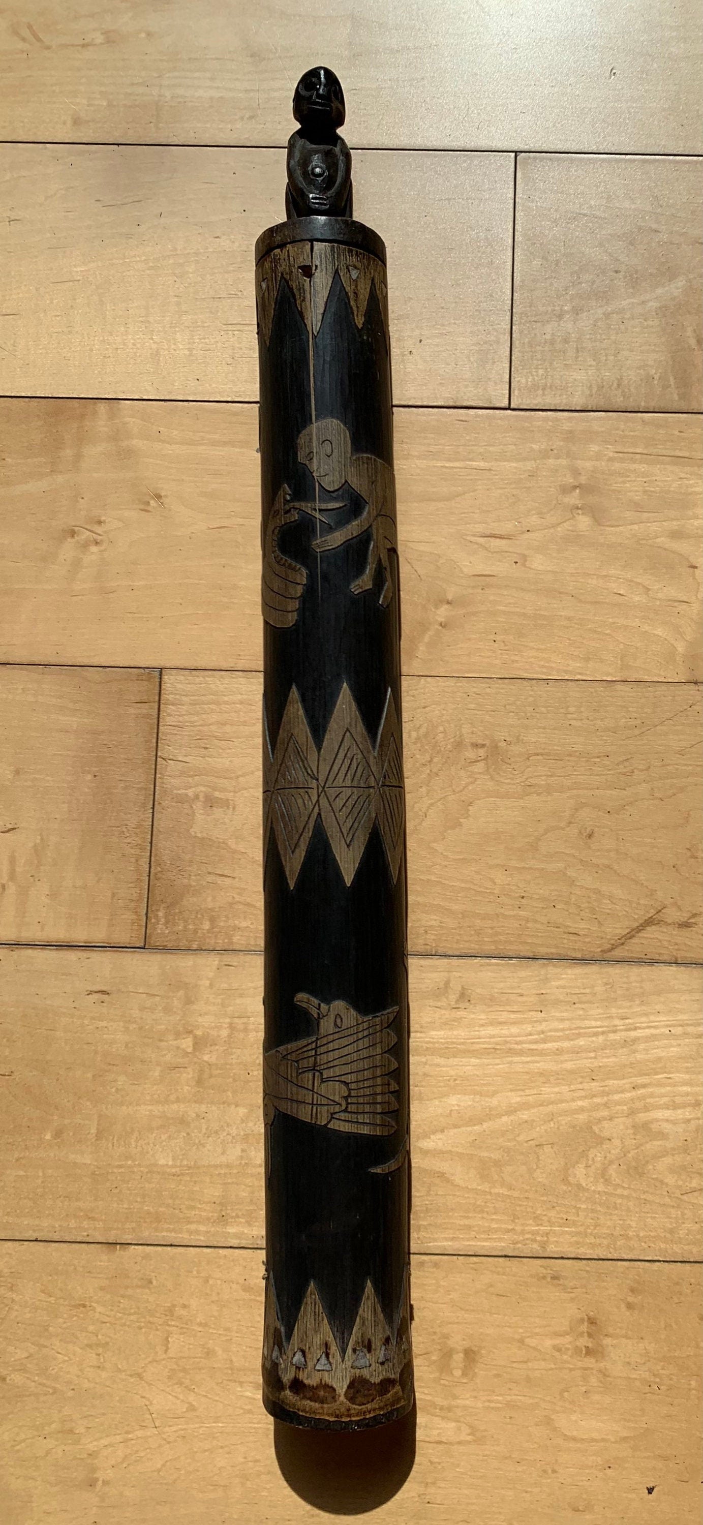Dayak (Borneo) Container With Wood Stopper