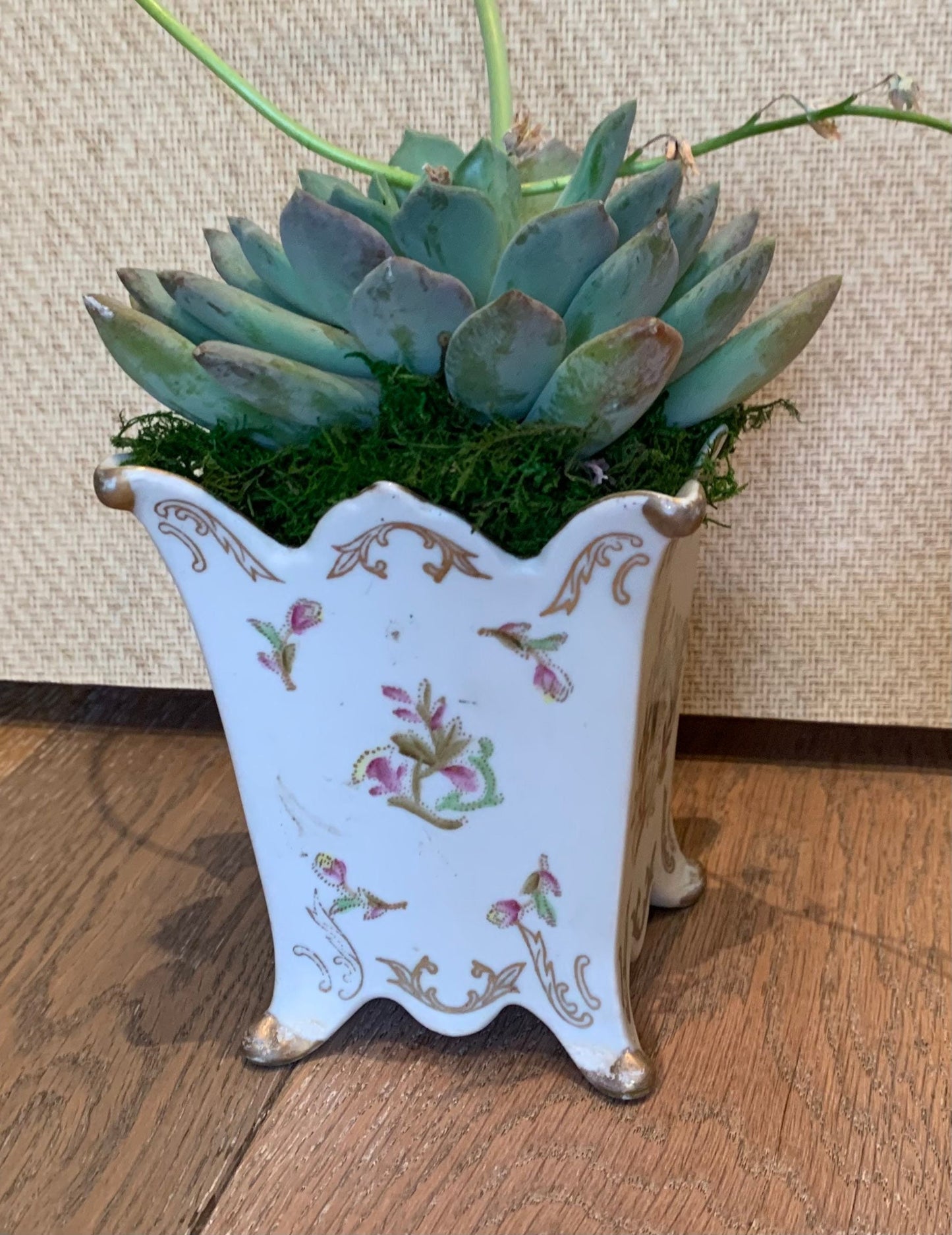 Vintage French Porcelain Vase