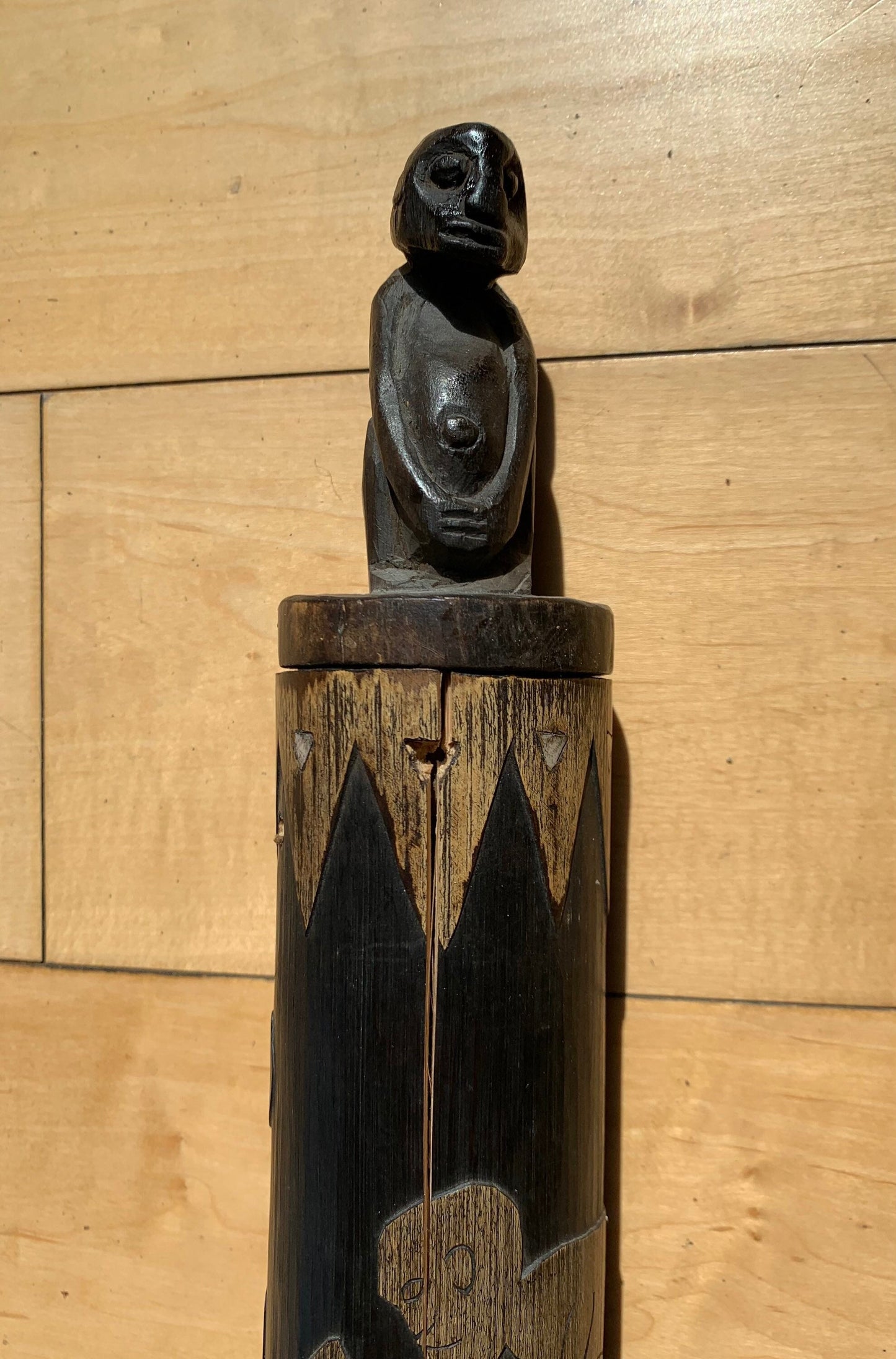 Dayak (Borneo) Container With Wood Stopper