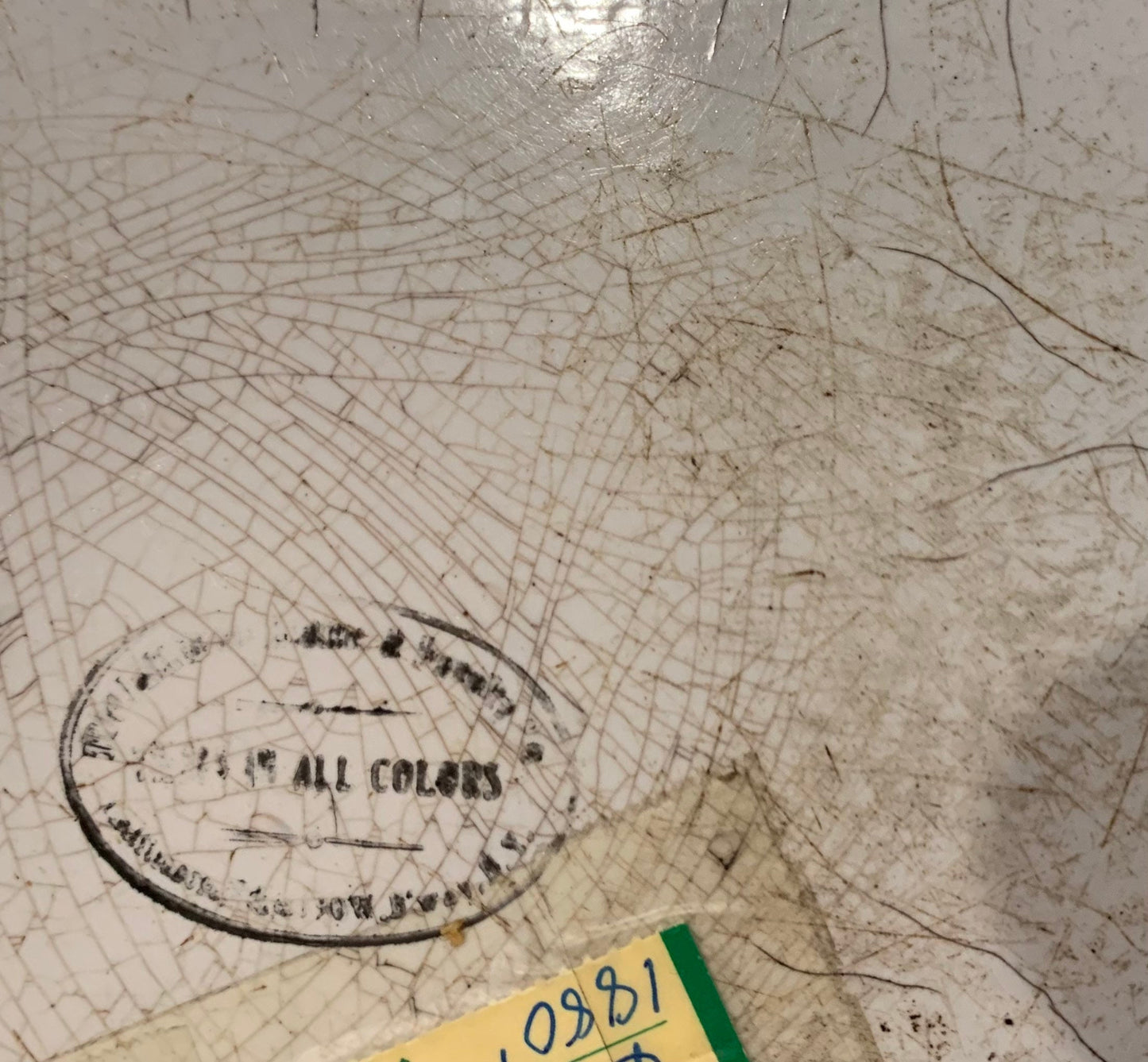 Porcelain beer tray