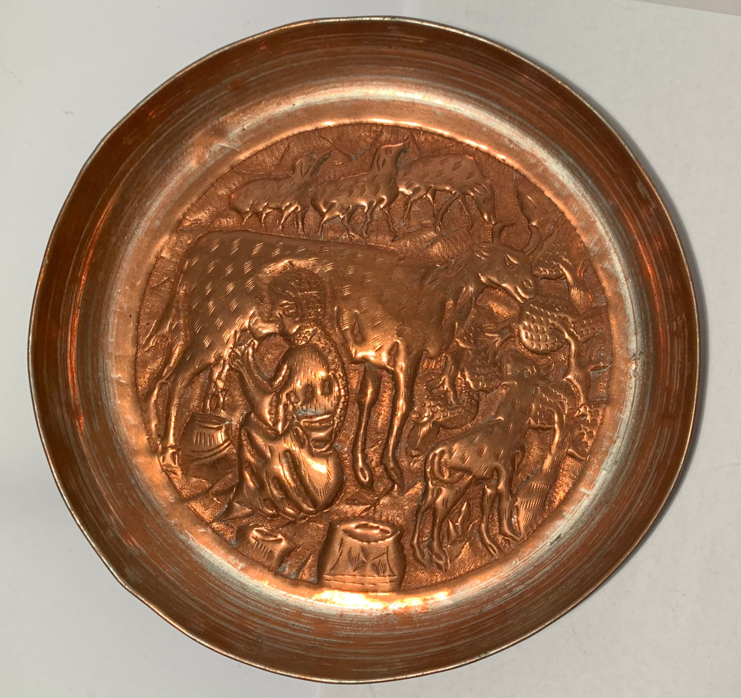 Vintage Copper Plate