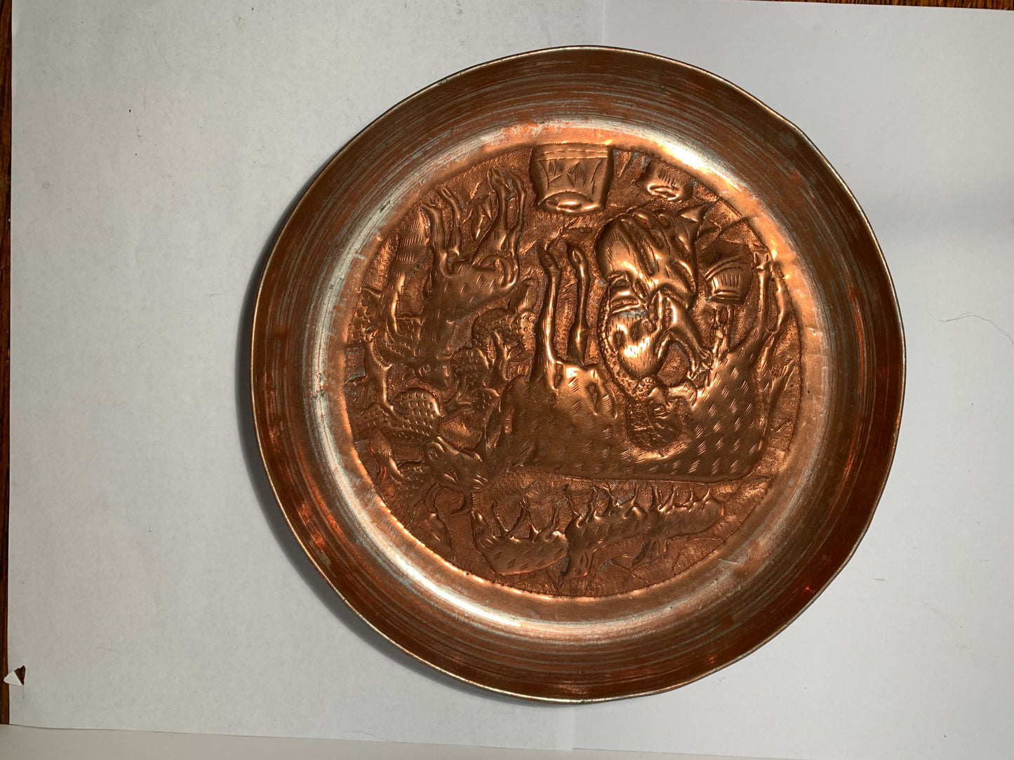 Vintage Copper Plate