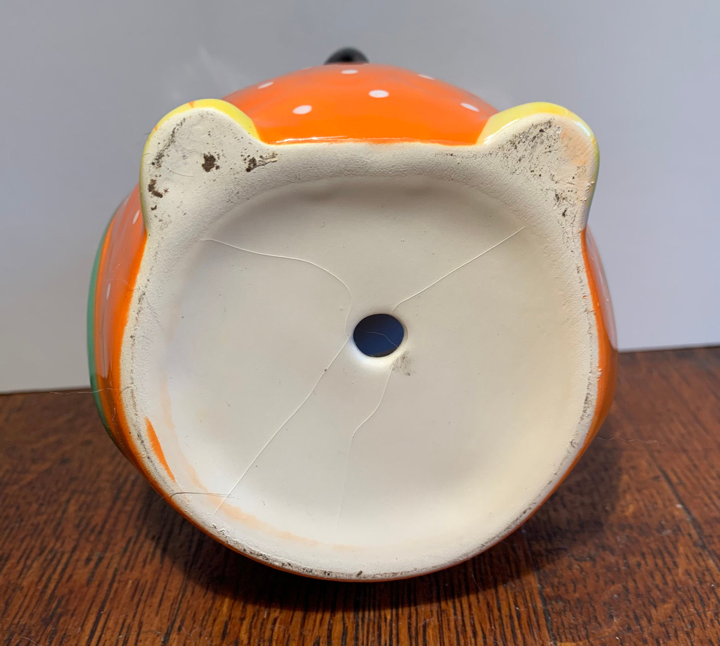 Glazed Ceramic Owl Statue