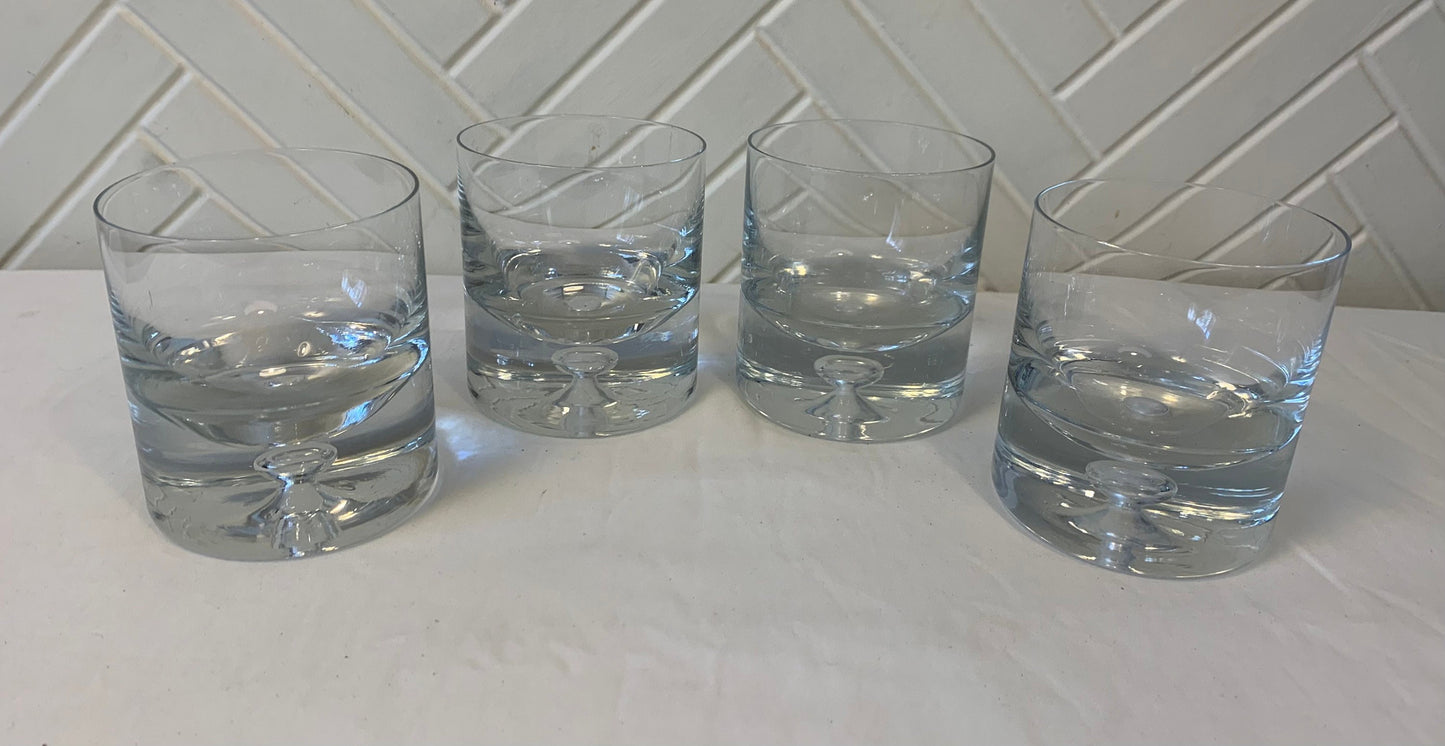 Vintage Rocks Cocktail Tumblers, Set of 4