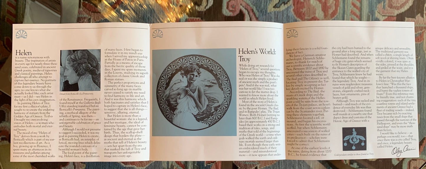 Helen of Troy plate