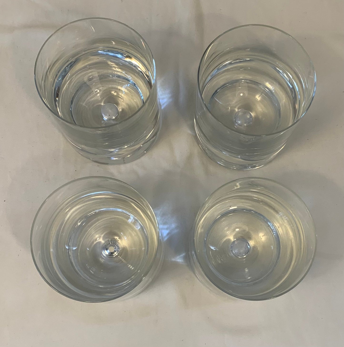 Vintage Rocks Cocktail Tumblers, Set of 4