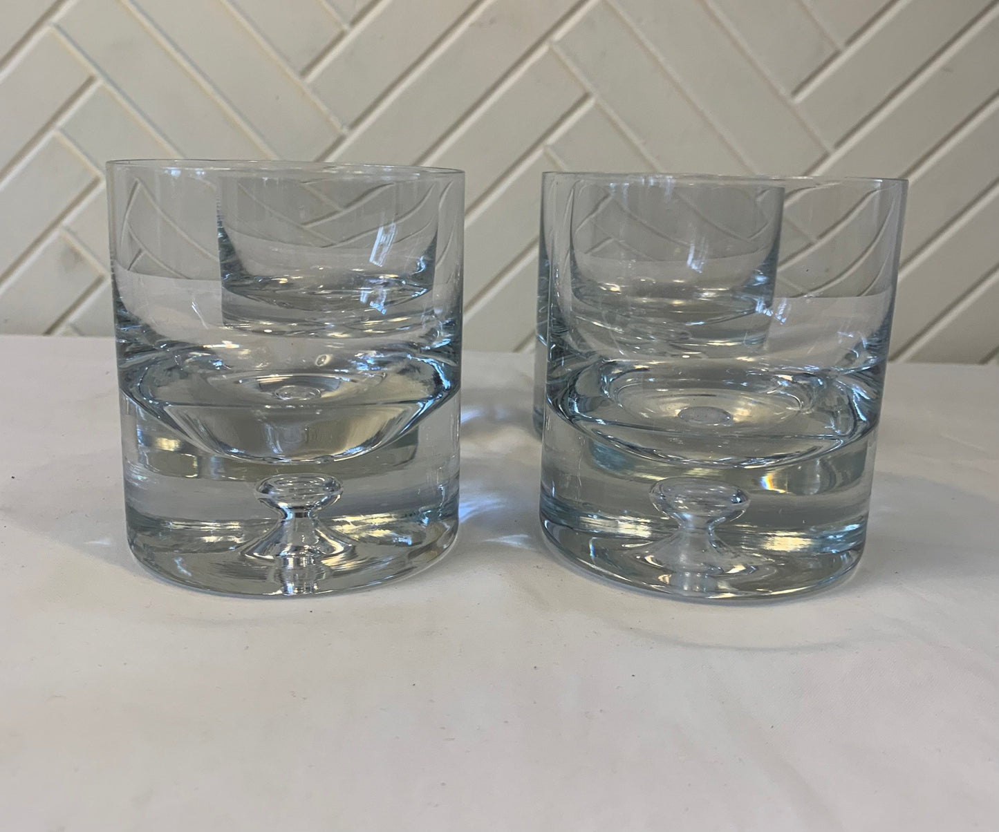 Vintage Rocks Cocktail Tumblers, Set of 4
