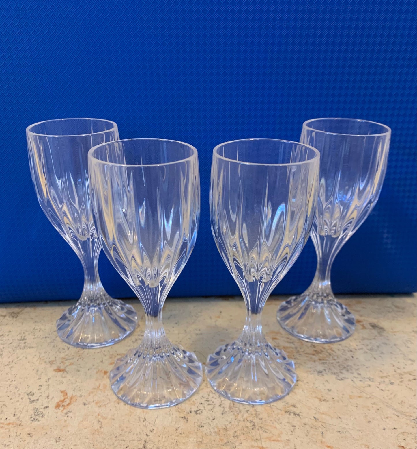 Cut Crystal Liqueur Glasses, Set of 4