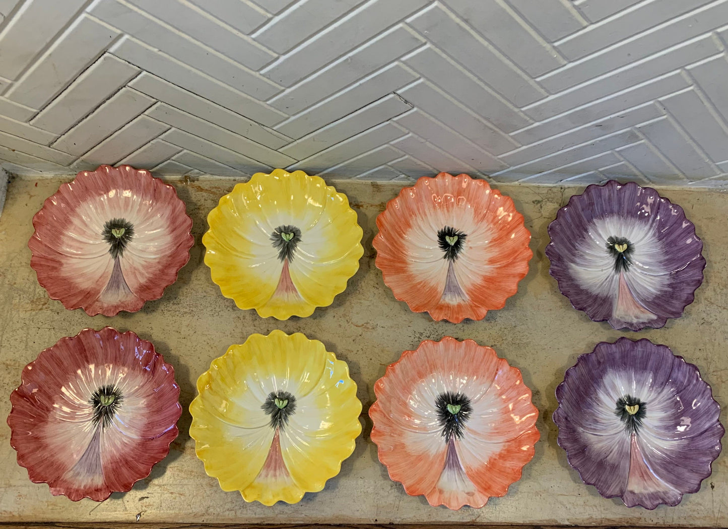 Fritz and Floyd Dessert Plates, set of 8
