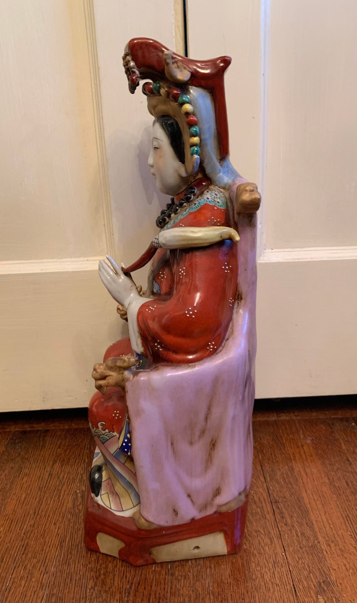 Vintage Ceramic Chinese Statue