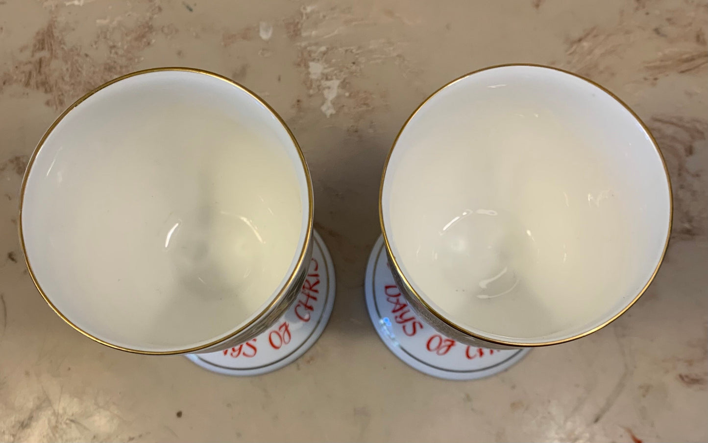 Vintage Christmas Cups
