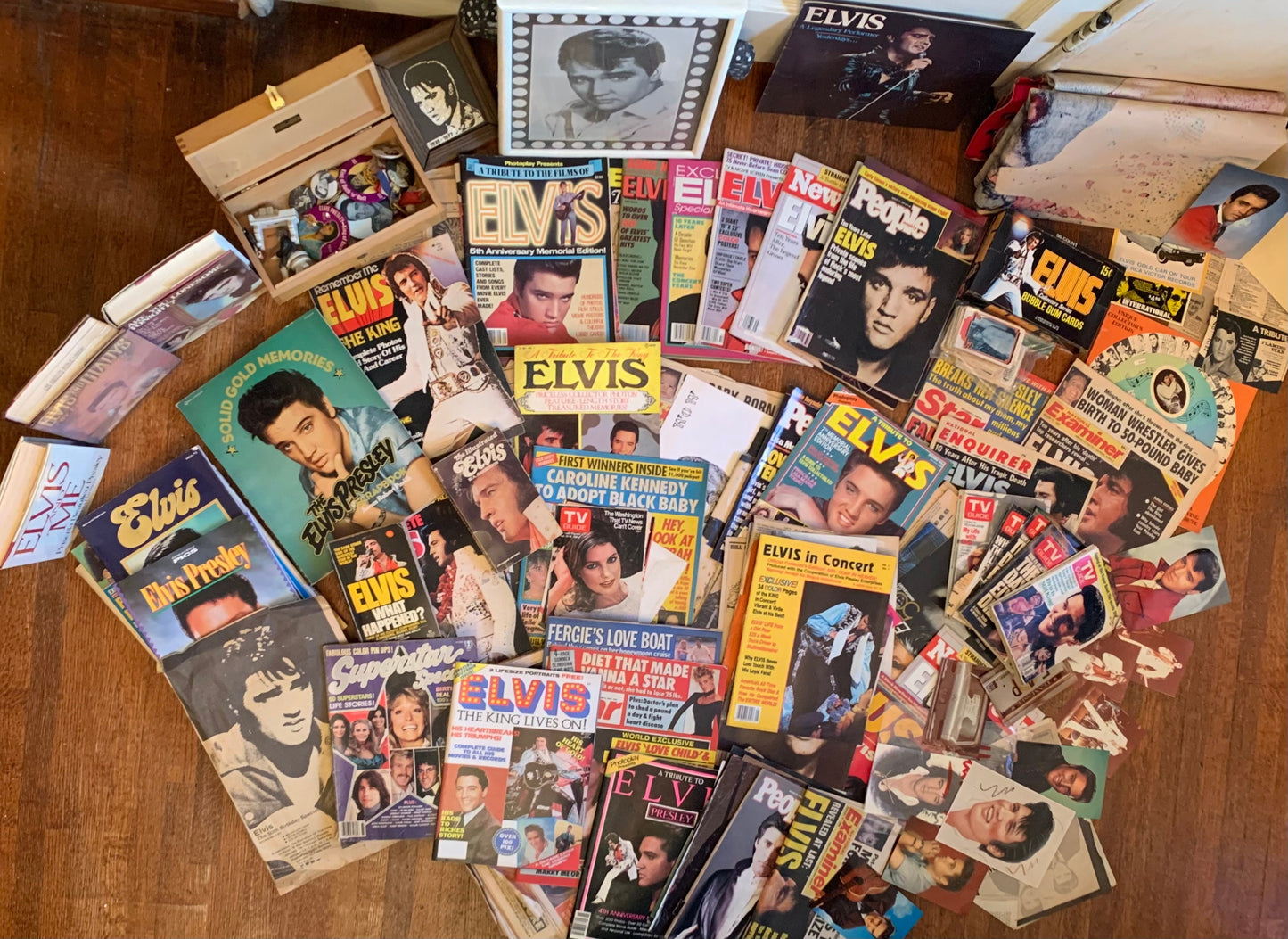 Vintage Elvis Memorabilia Mystery Box