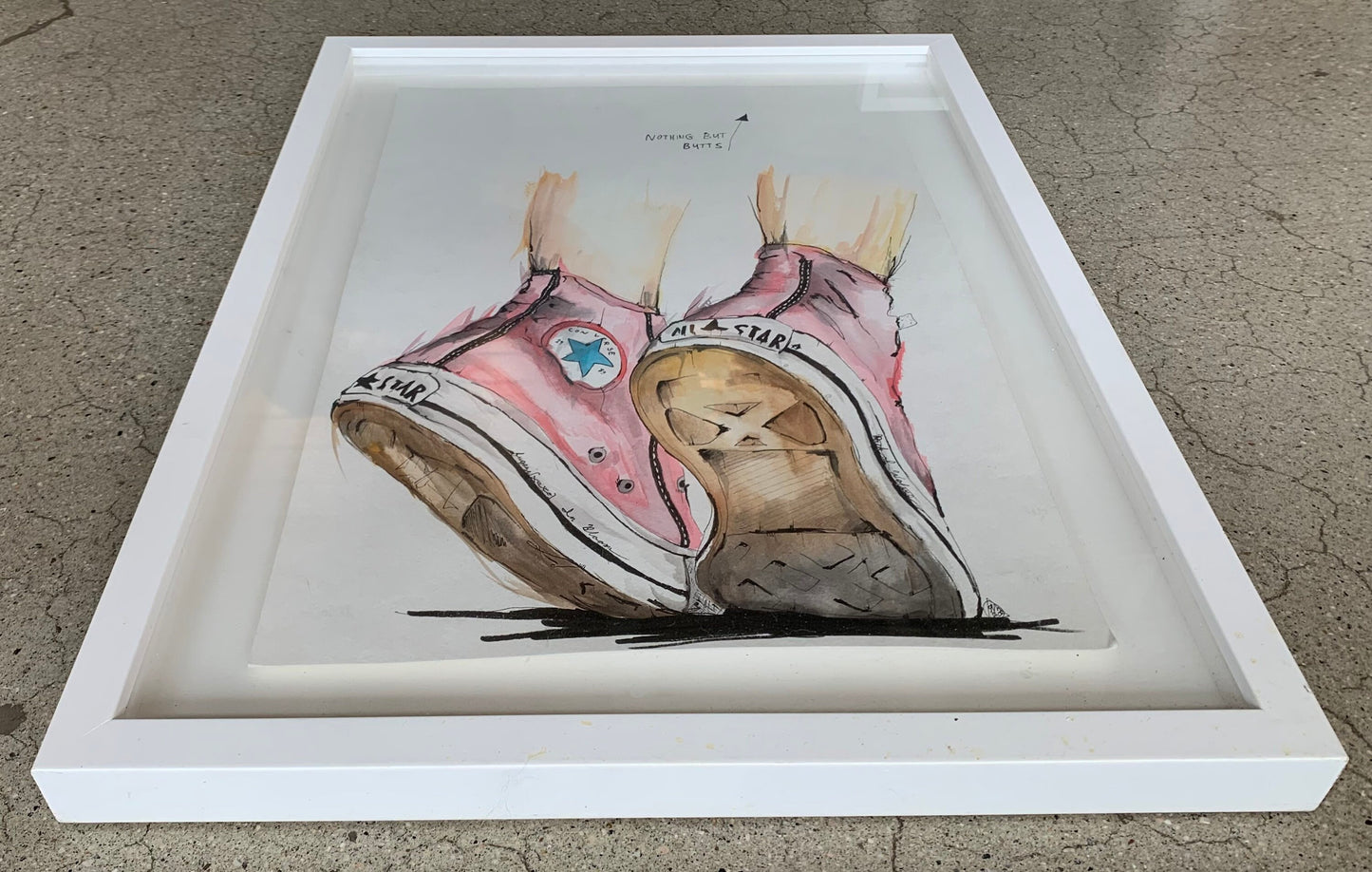 Pink Converse, Nothing but Butts, by Theo Huxxx