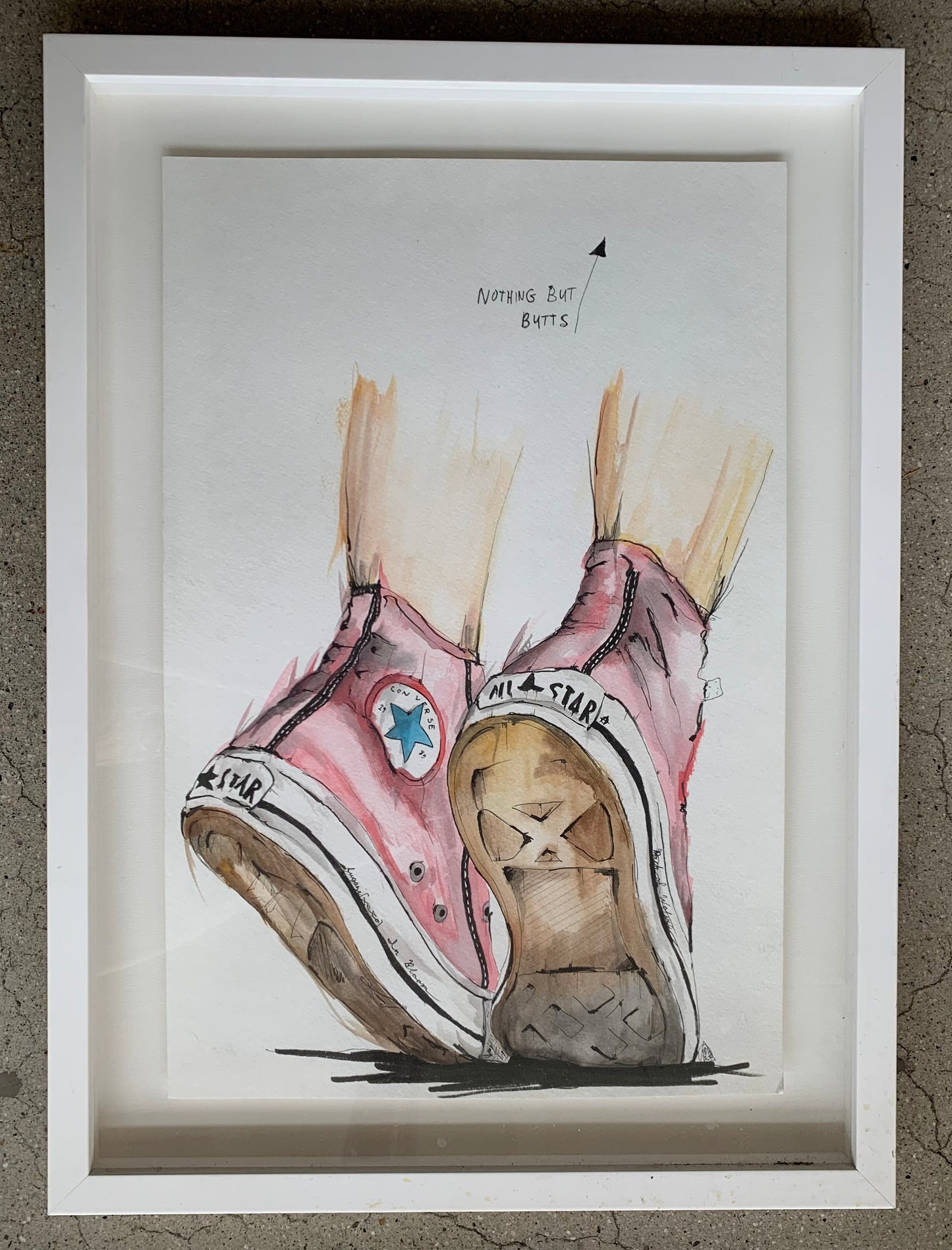 Pink Converse, Nothing but Butts, by Theo Huxxx