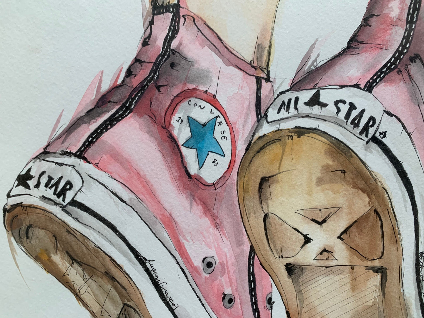 Pink Converse, Nothing but Butts, by Theo Huxxx
