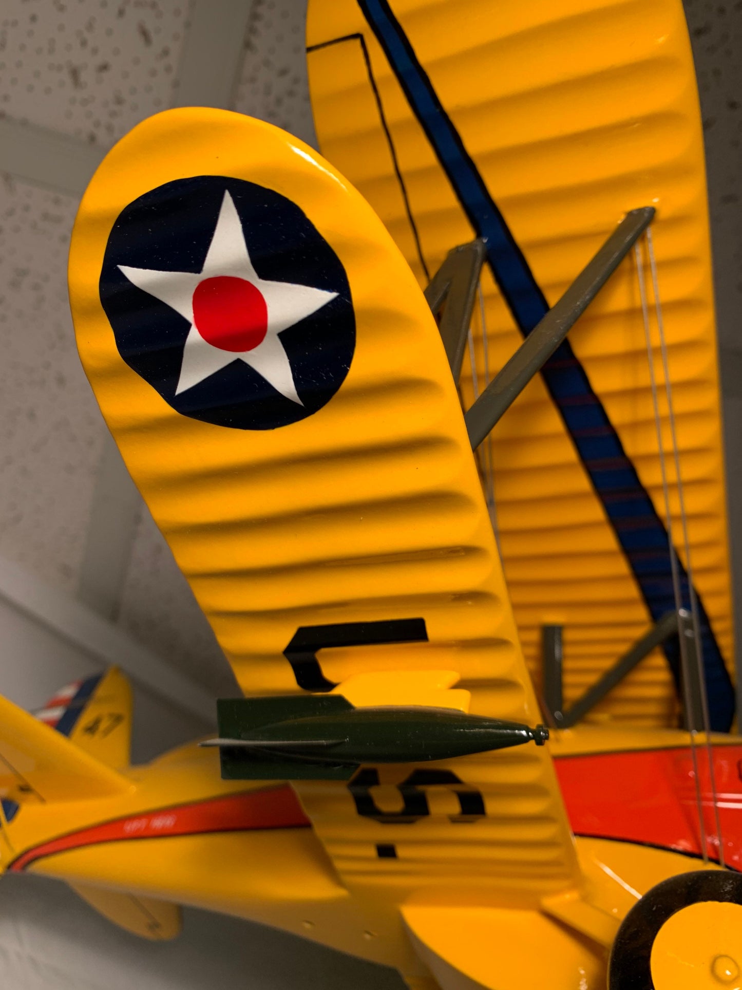 Vintage World War I US Army Biplane Replica