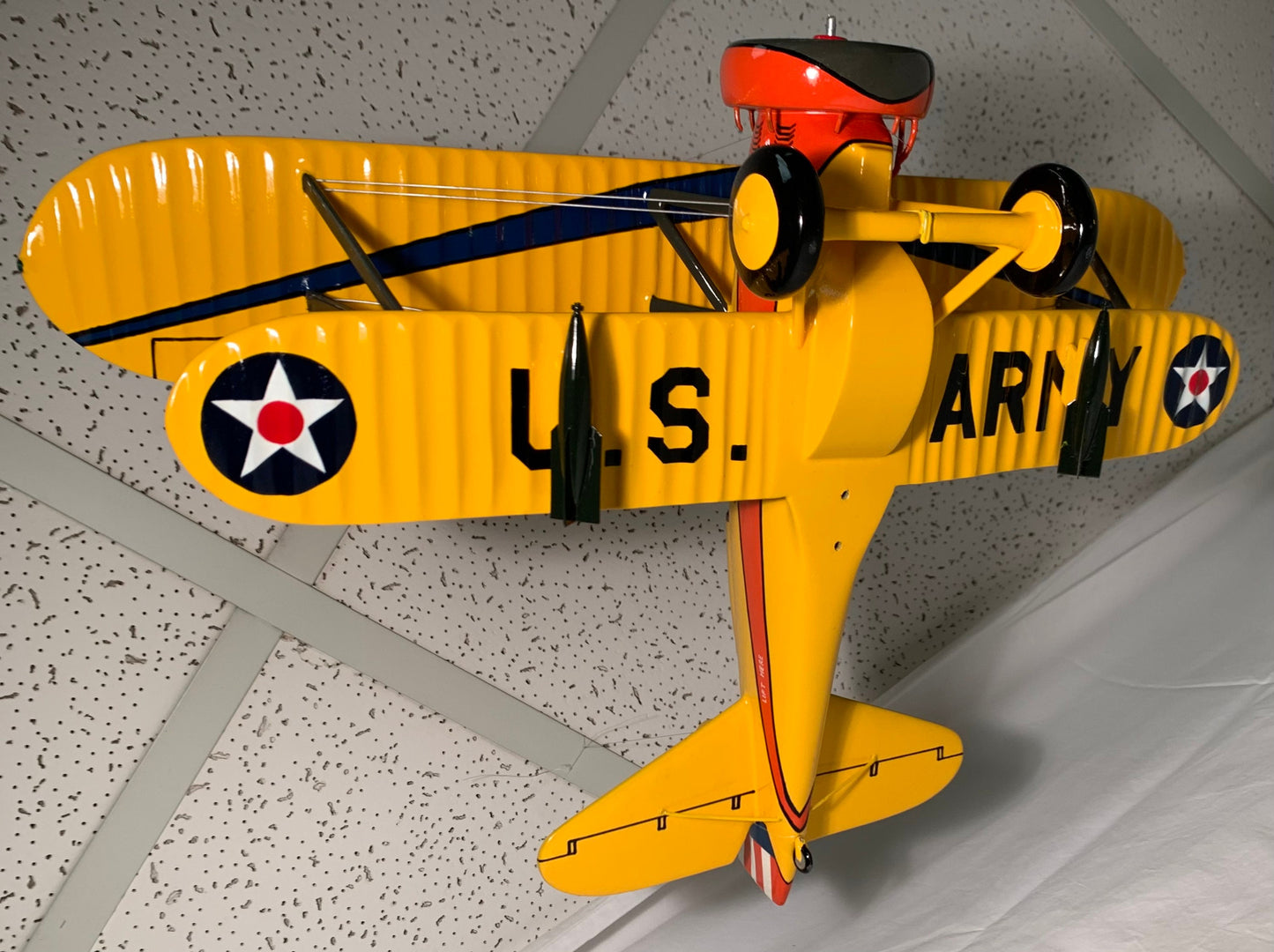 Vintage World War I US Army Biplane Replica