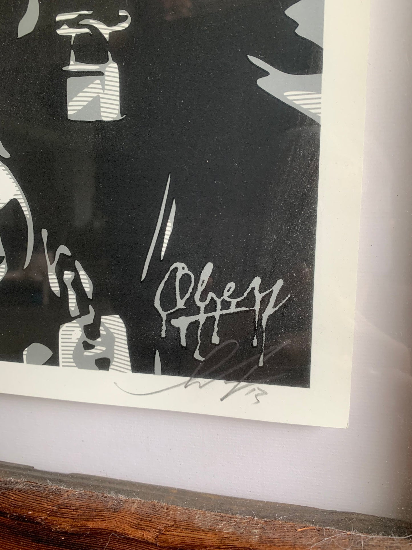 Vintage Joan Jett Framed Lithograph