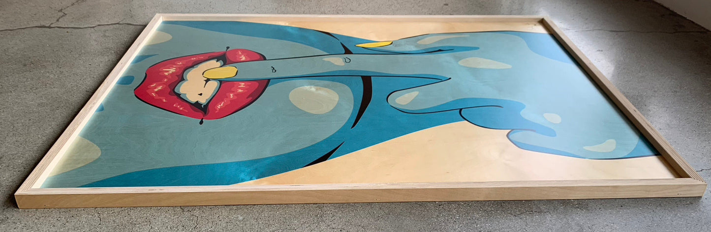 Image of Lips, by Artist James Haunt.