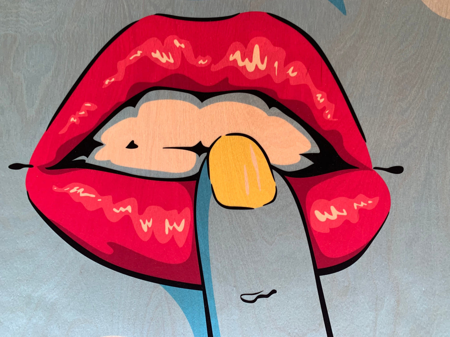 Image of Lips, by Artist James Haunt.