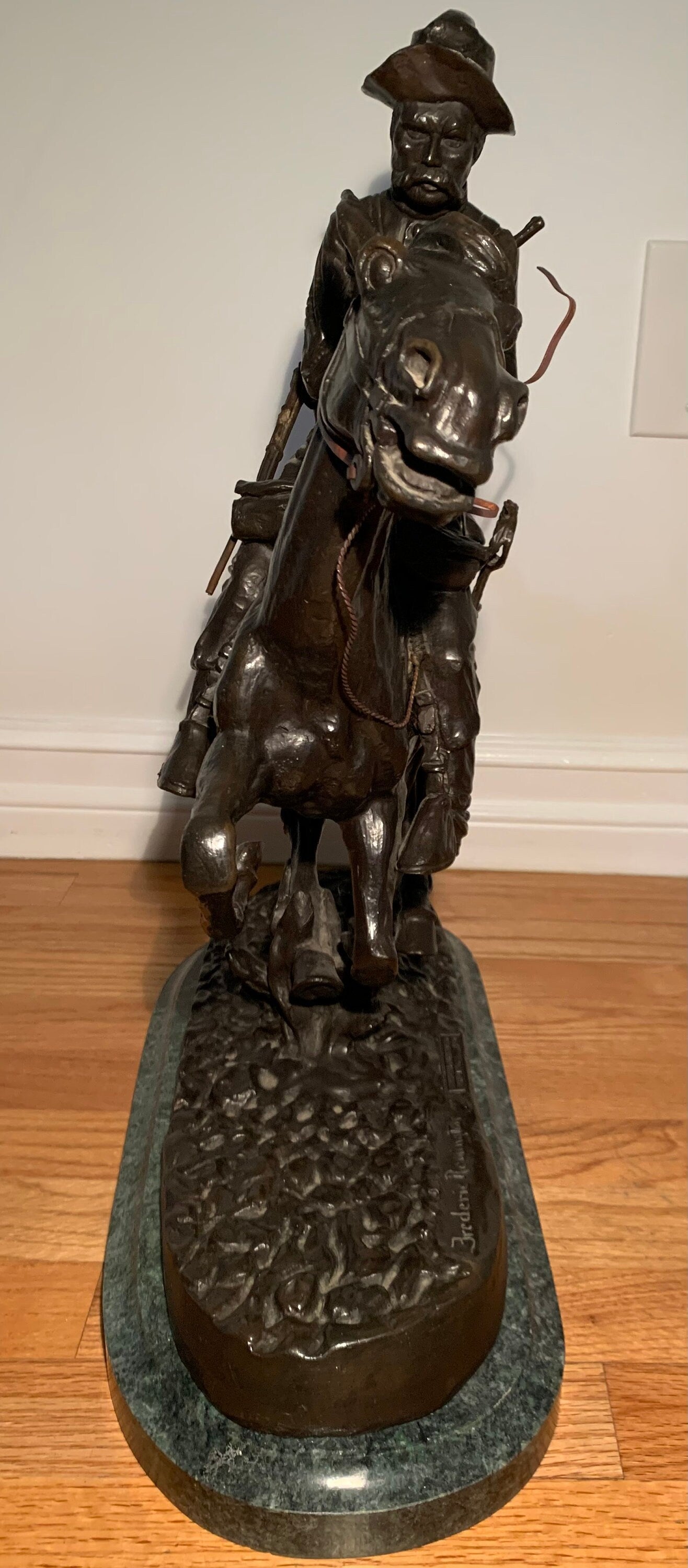 Vintage Remington "Trooper of the Plains" Bronze Statue
