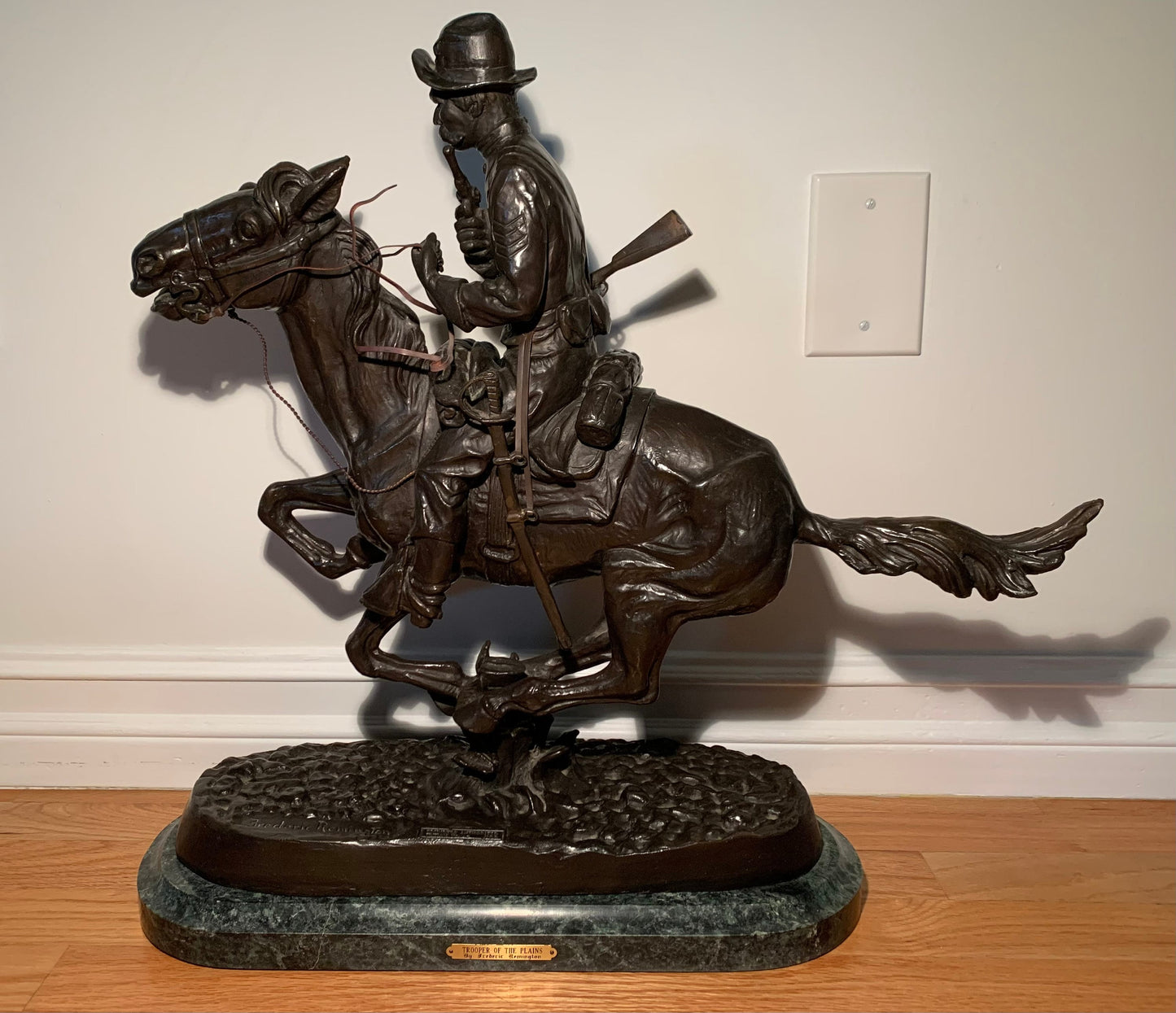 Vintage Remington "Trooper of the Plains" Bronze Statue