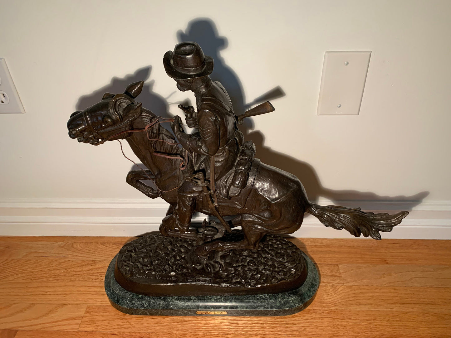 Vintage Remington "Trooper of the Plains" Bronze Statue
