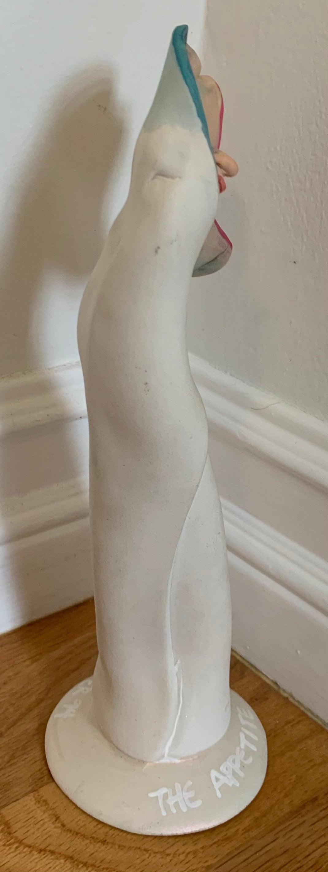 Vintage Porcelain Statue "Appetite" by Fecher