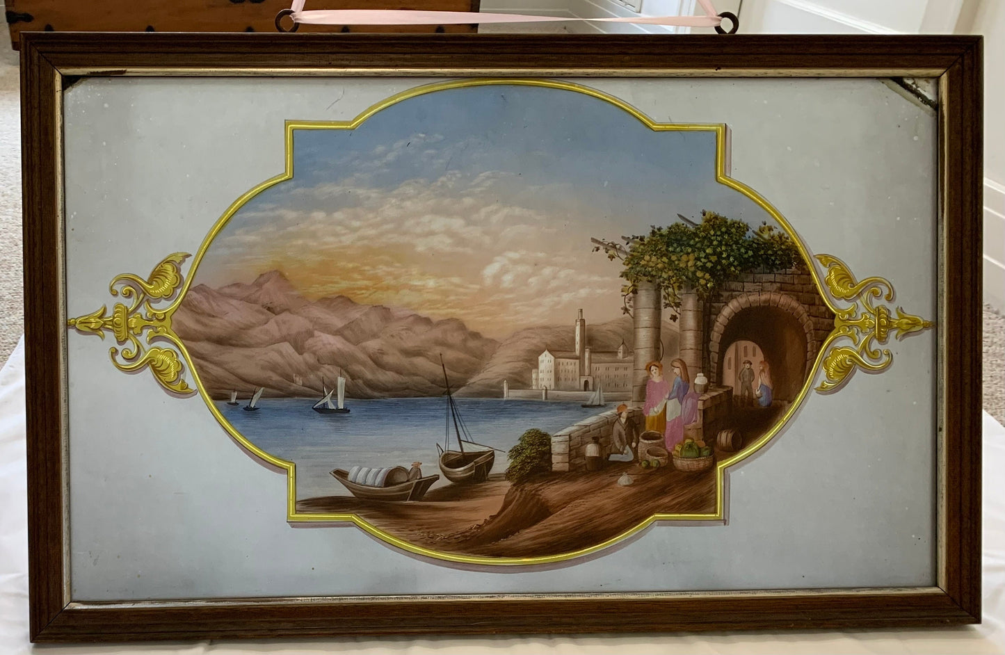 Antique Painted Glass