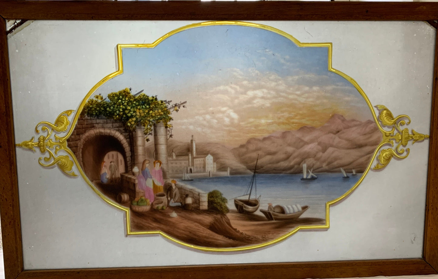 Antique Painted Glass
