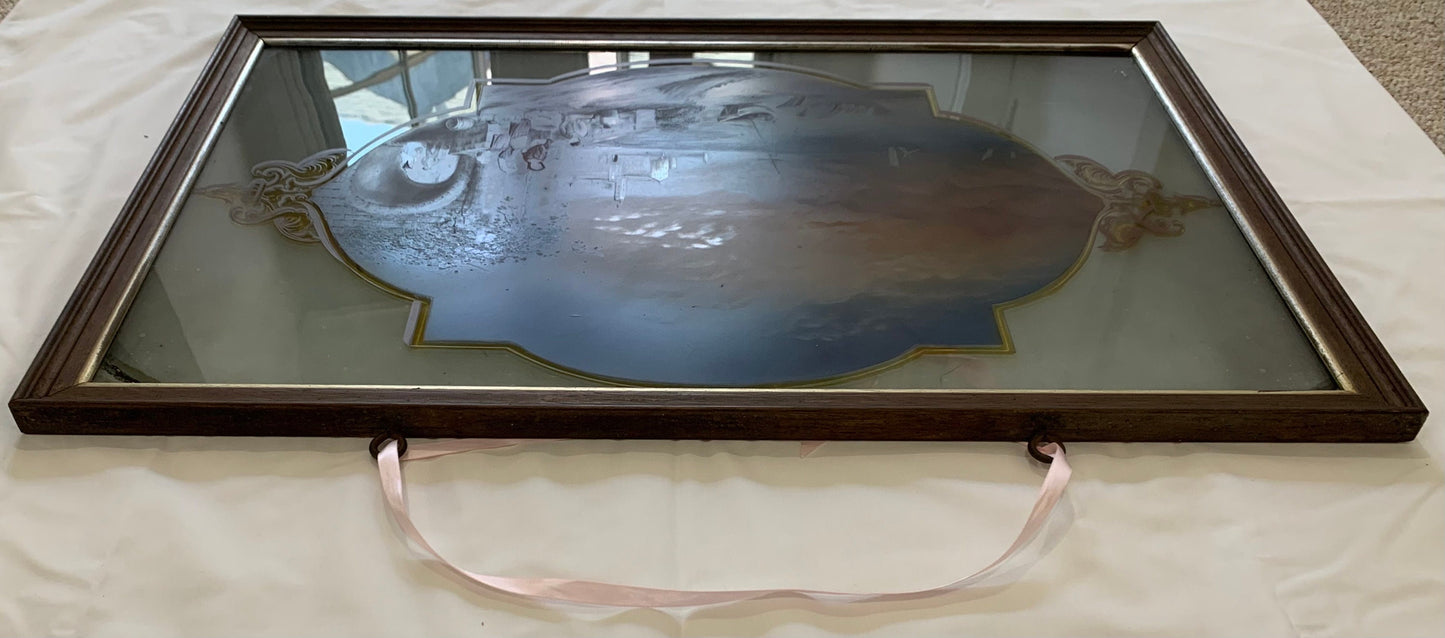 Antique Painted Glass