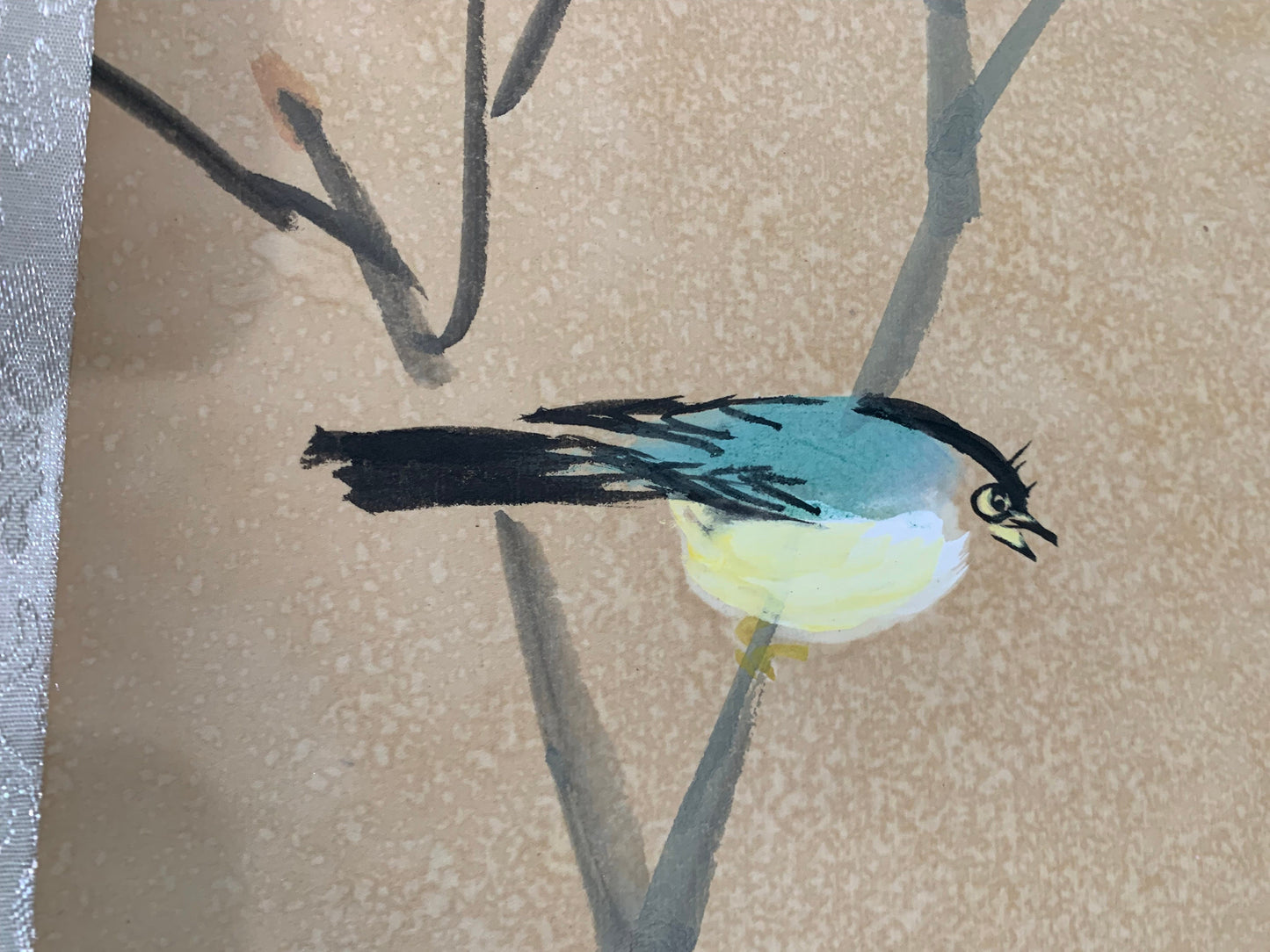 Vintage Medium Bird Scroll