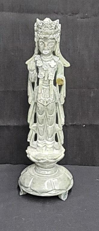 Vintage Hand Carved Stone Hindu Deity