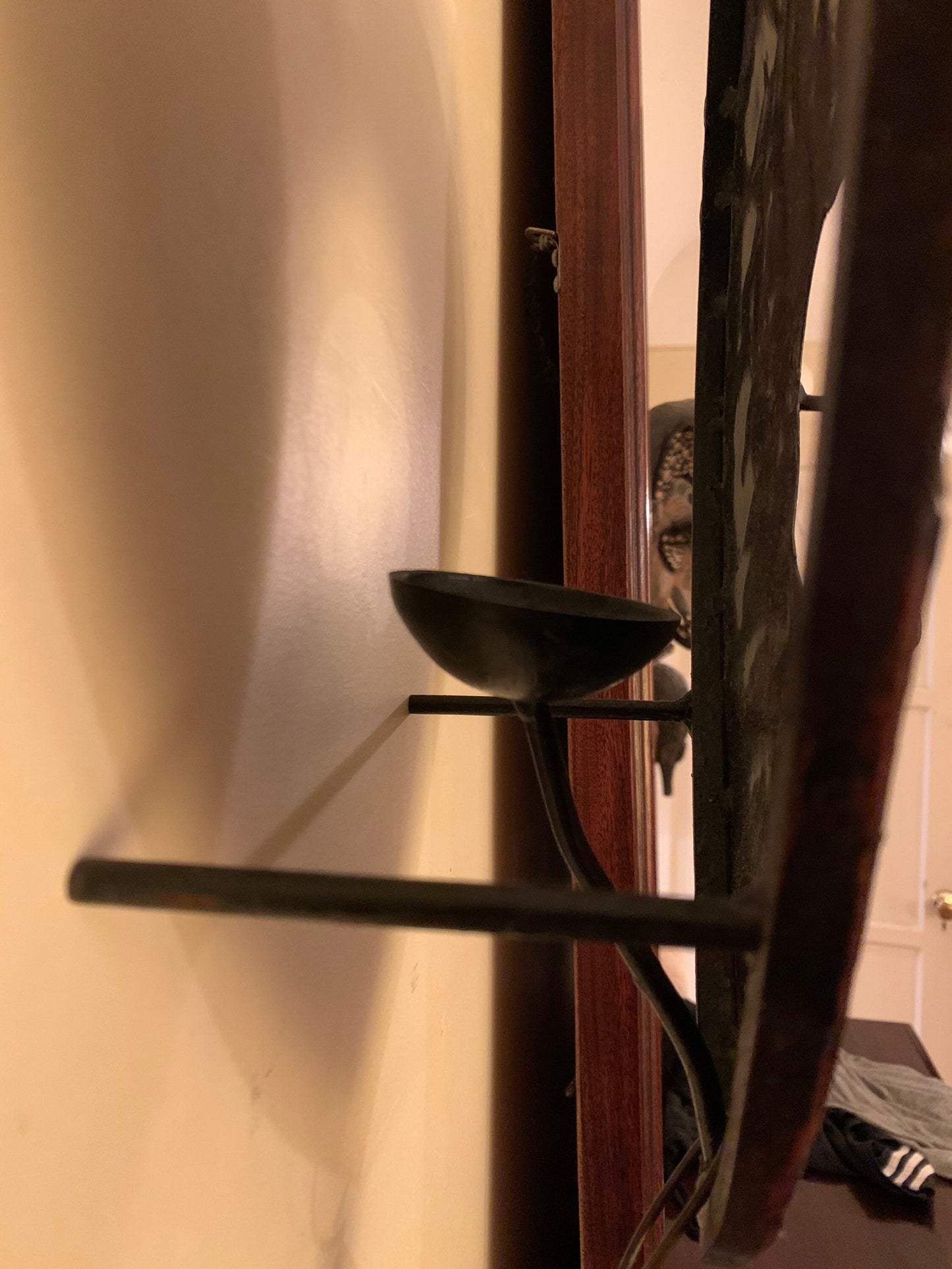 Metal Wall Votive Candle Sconce